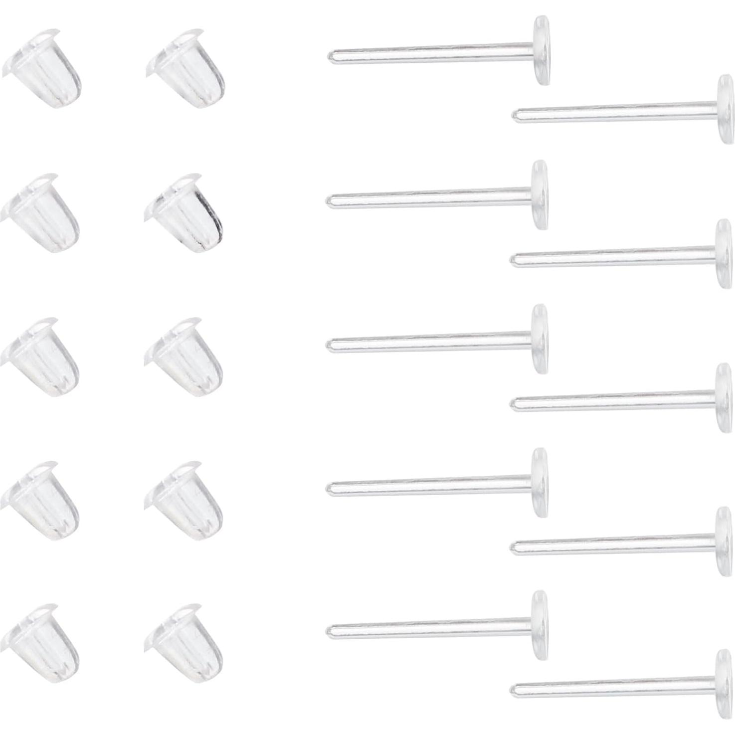 Pasadores de Plástico Invisible Blanco YOYOSTORE - 200 Piezas