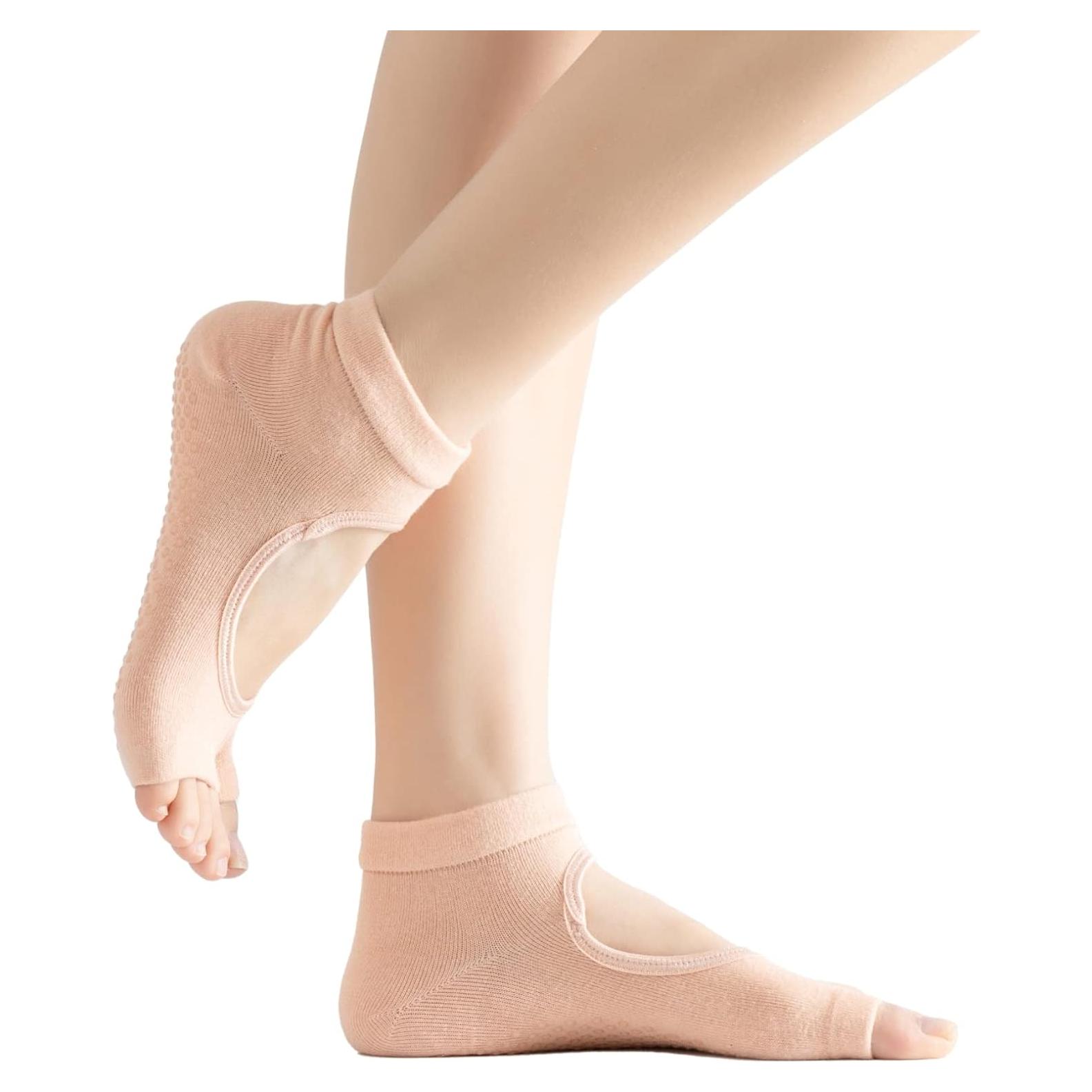 Calcetines de Yoga Antideslizantes Tabi para Mujeres - Talla Única