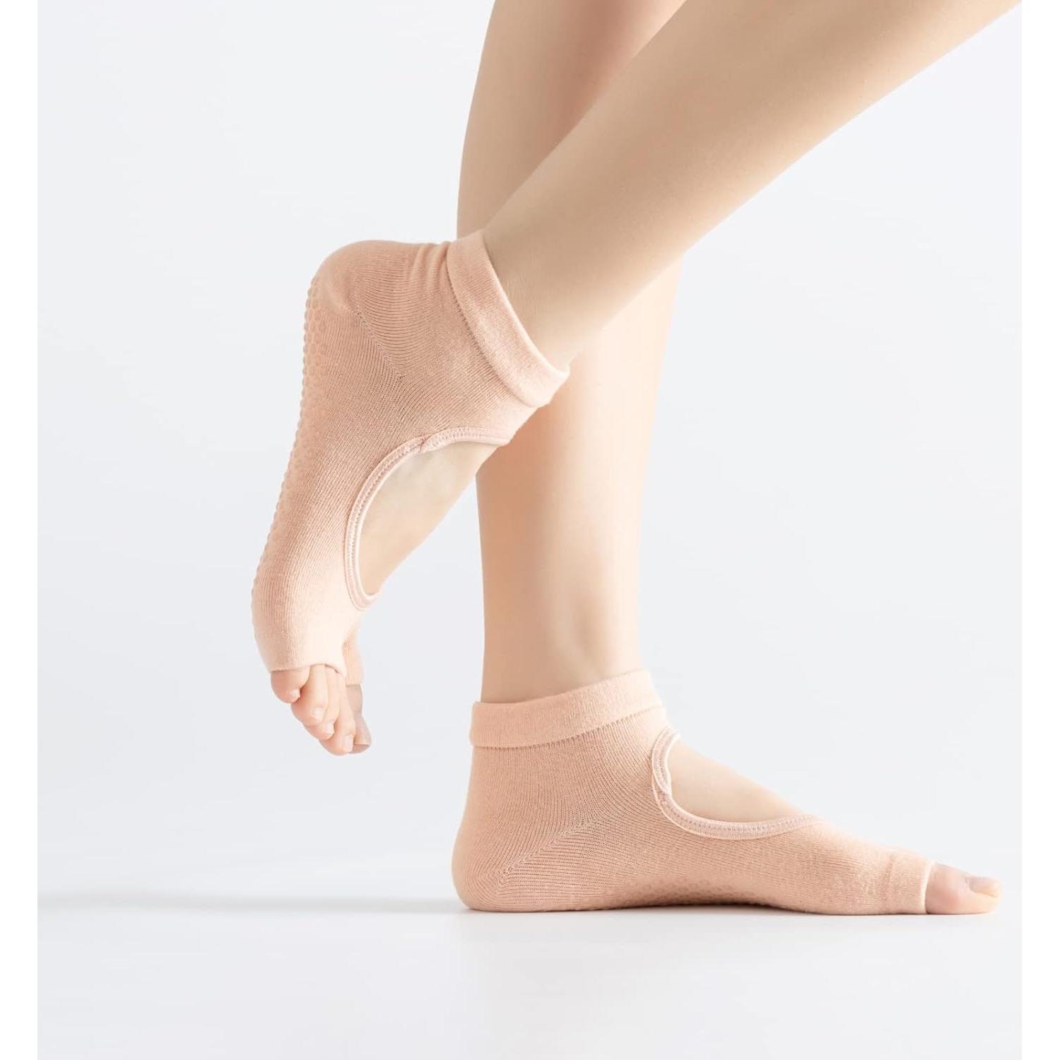 Calcetines de Yoga Antideslizantes Tabi para Mujeres - Talla Única