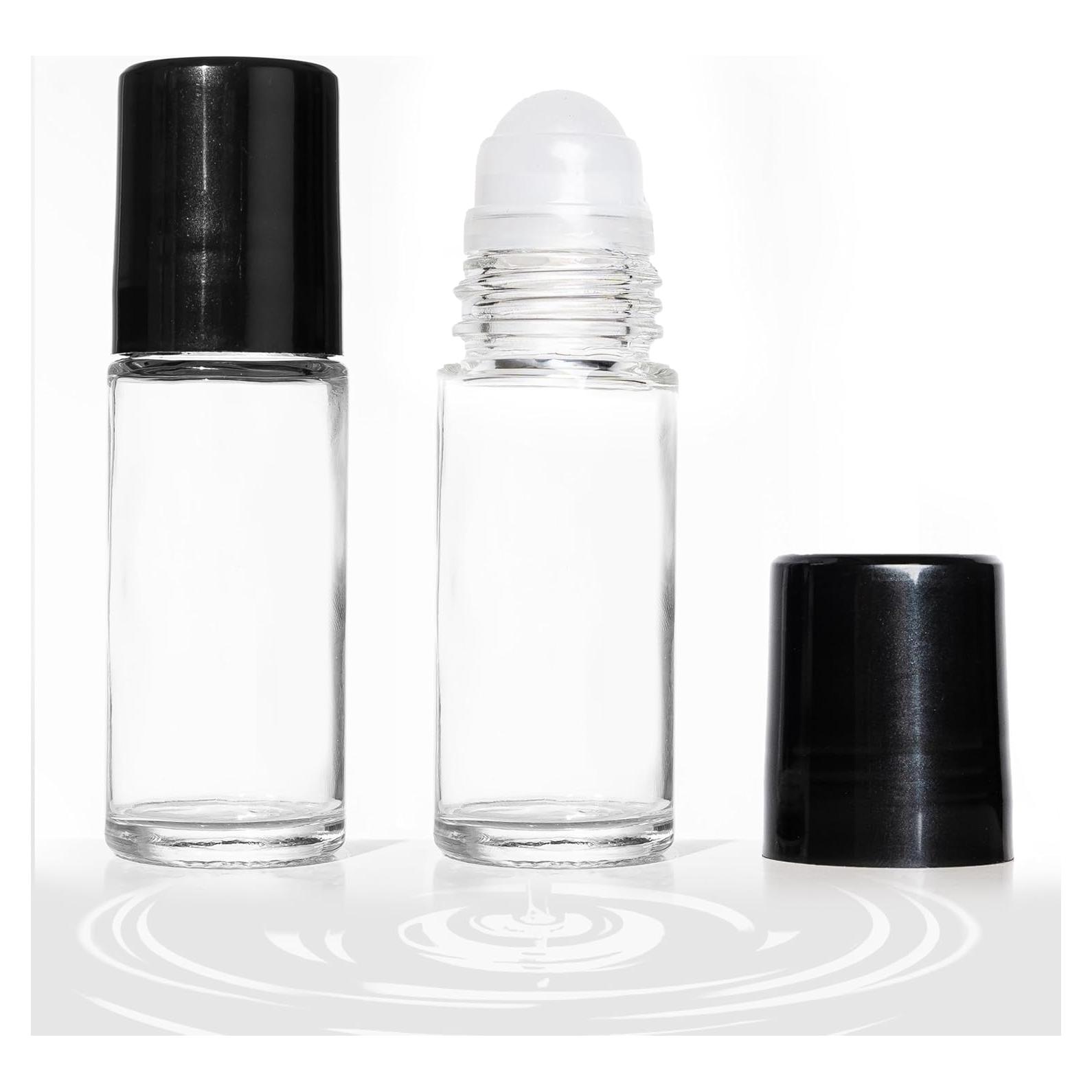 Botellas de Vidrio con Rodillo Cchenxxi 30ml 2pcs para Aceites