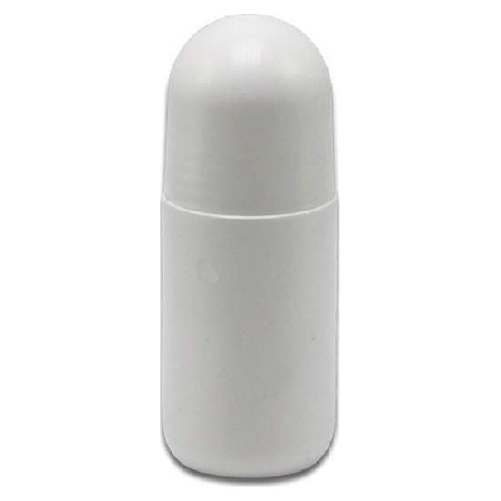 4 Botellas Vacías Rellenables Roll-on 50ml PE Blancas