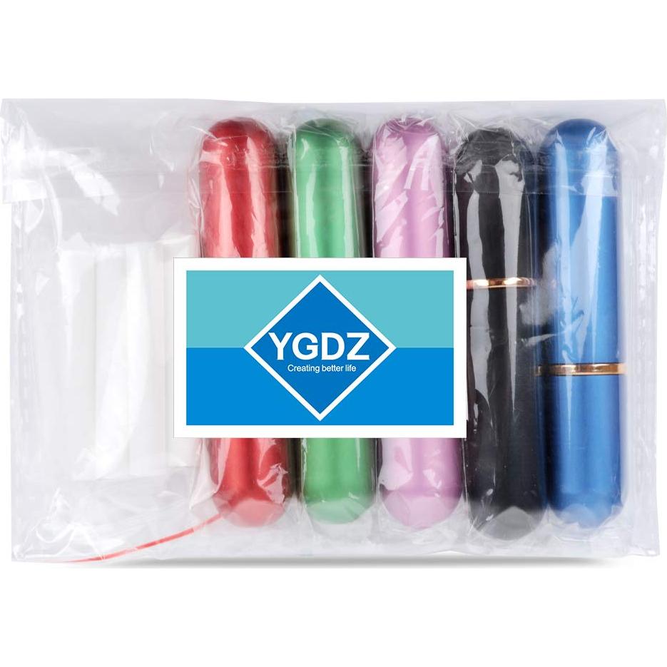 Inhalador Personal Reutilizable YGDZ 5pcs Aluminio y Vidrio
