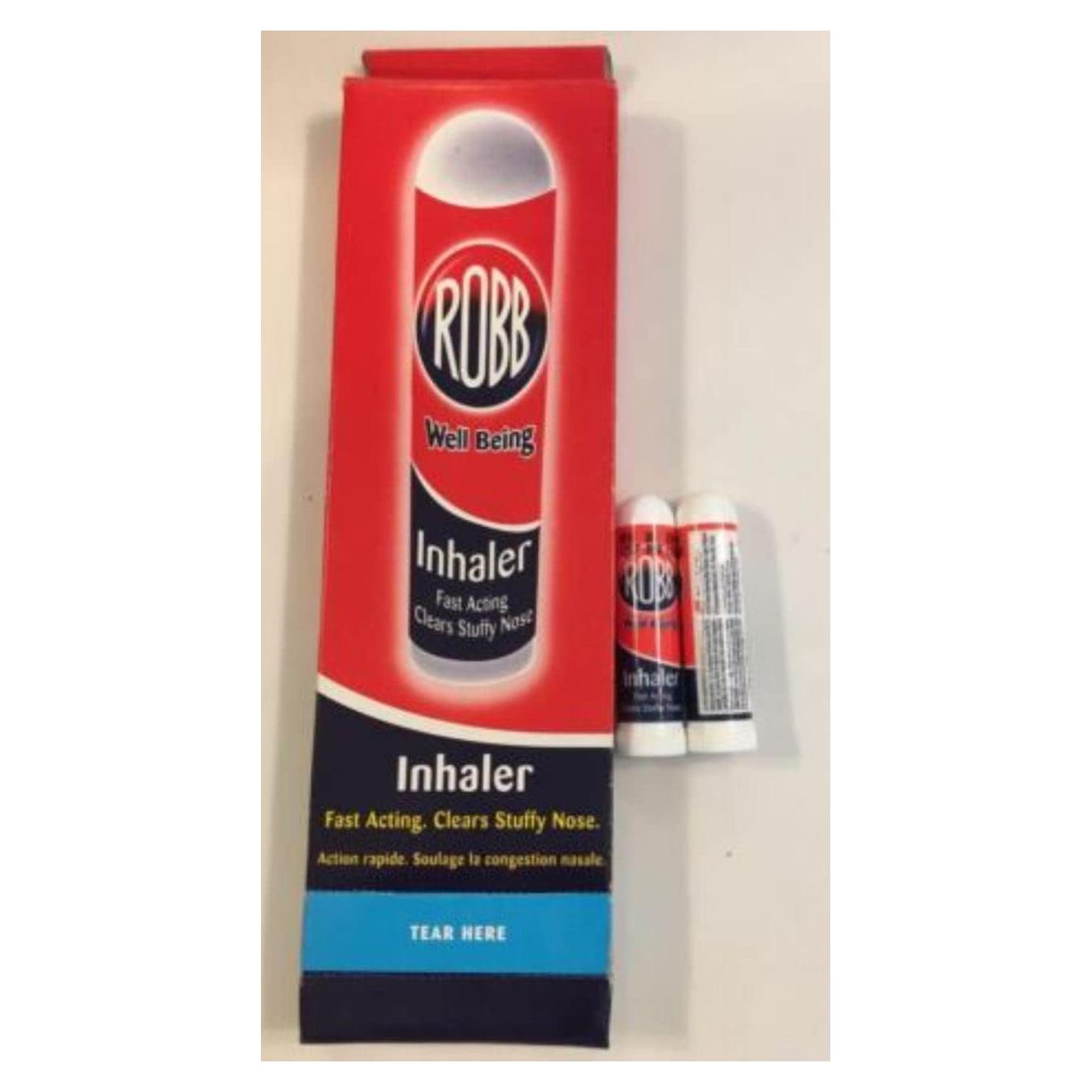 Inhalador Robb con Aceite de Eucalipto - Alivio Nasal (2 Unidades)