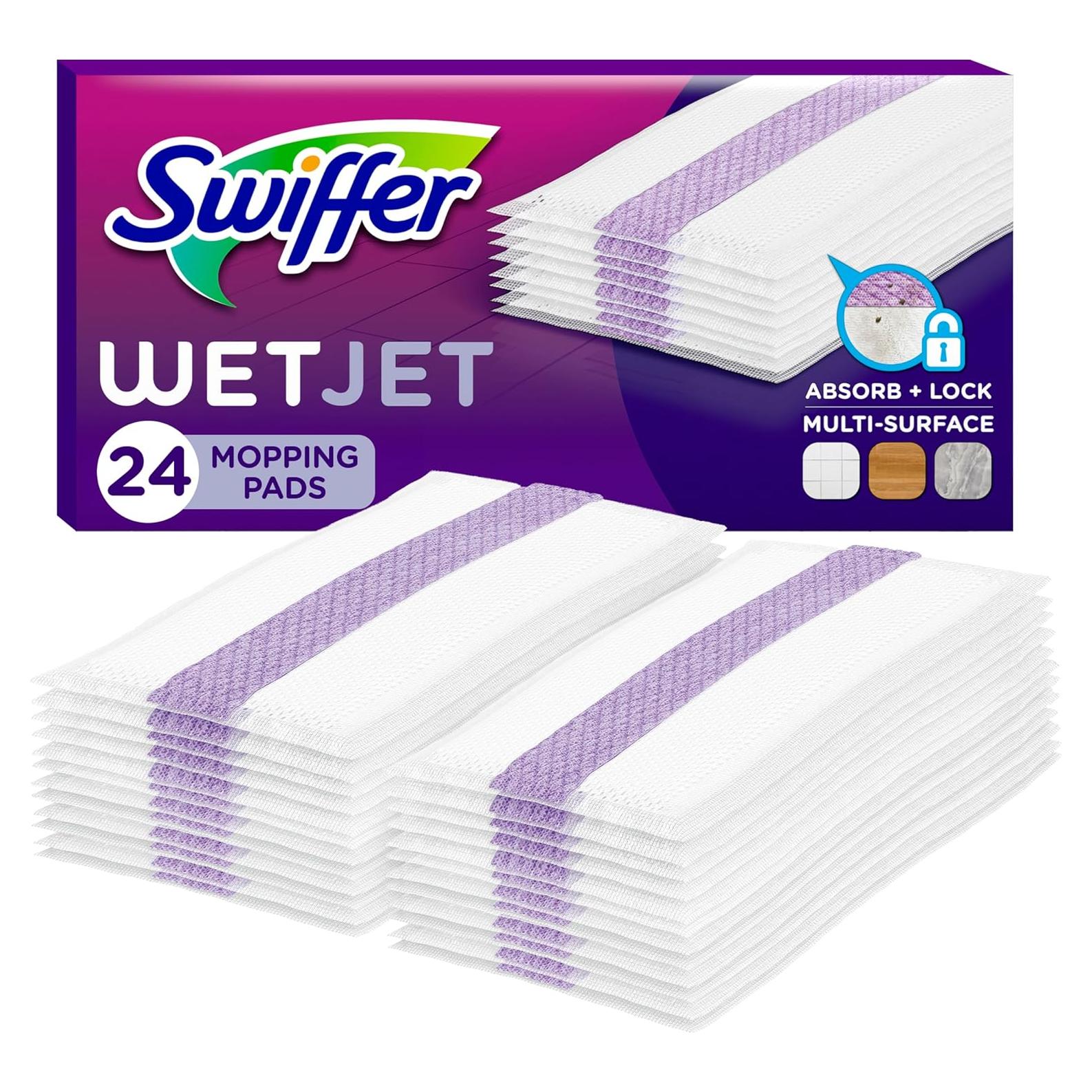 Almohadillas de Fregona Swiffer WetJet 24 Unidades Multi Superficie
