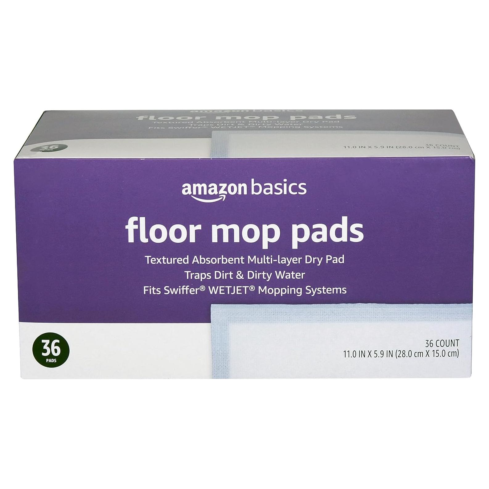 Paños de limpieza húmedos Amazon Basics, 36 unidades, 27.94x14.99 cm