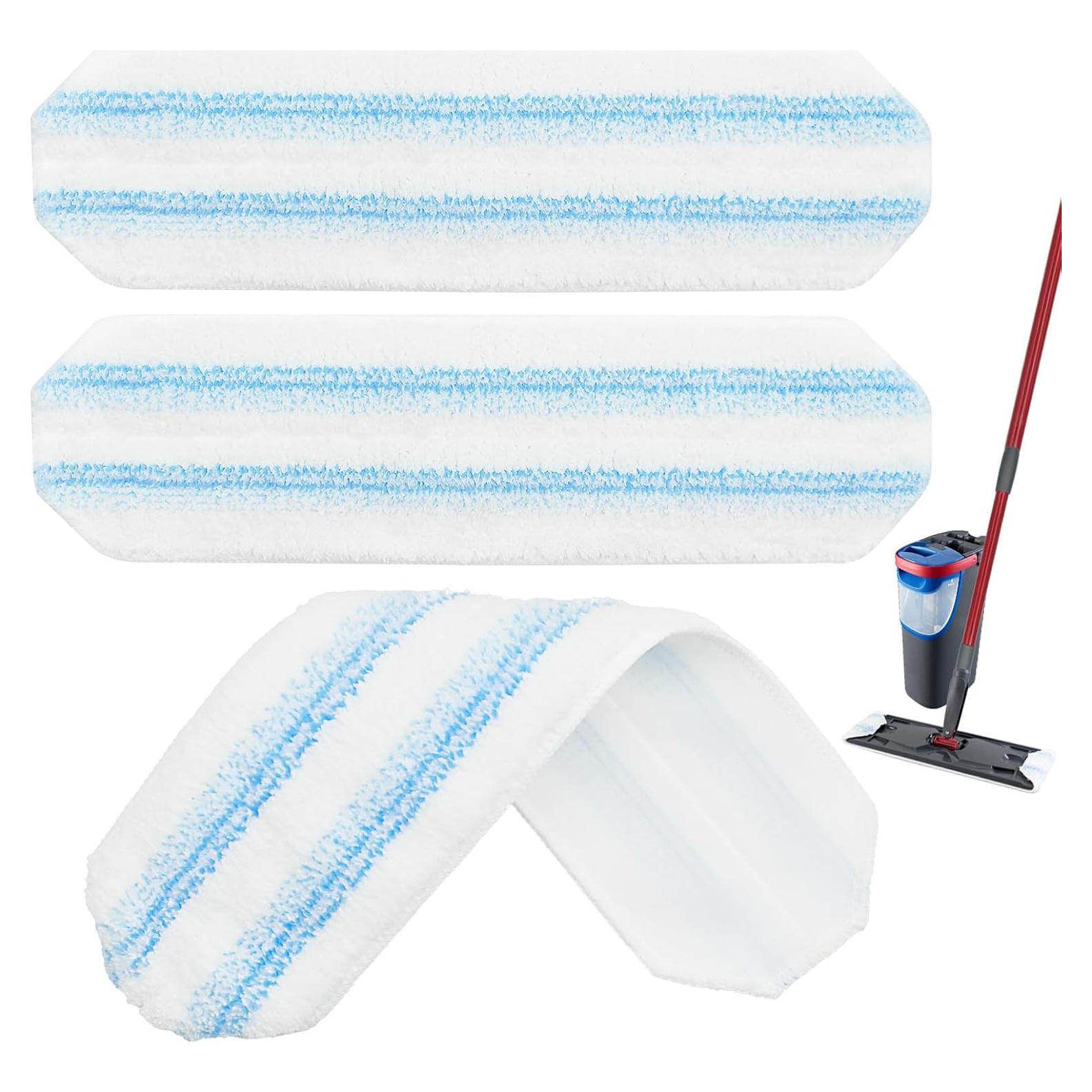 Paños de Reemplazo Aiyiried para Mopa Plana O-Cedar H2Pro - 3 Unidades