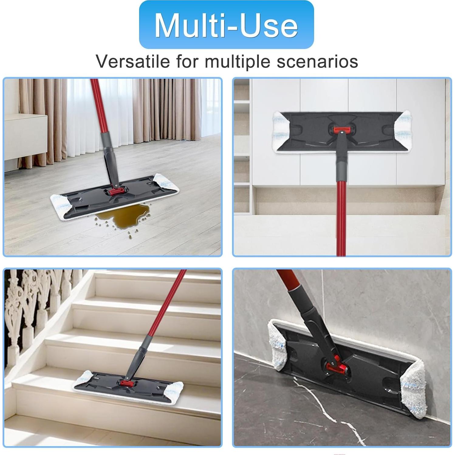 Paños de Reemplazo Aiyiried para Mopa Plana O-Cedar H2Pro - 3 Unidades