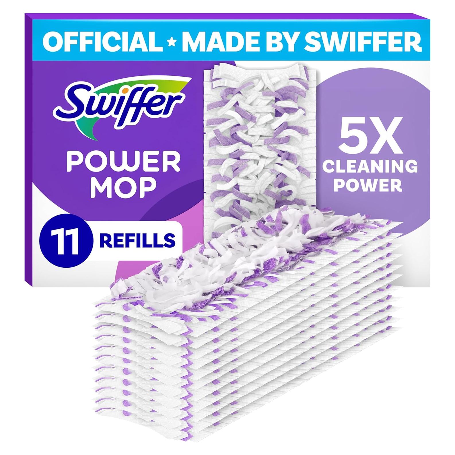 Recargas de almohadilla Swiffer PowerMop 11 unidades multi-superficie