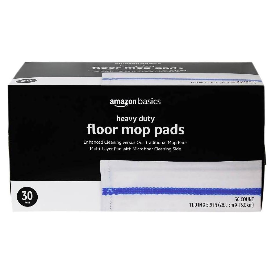 Almohadillas de Mopa Amazon Basics Microfibra 30 Unidades 27.94x14.99cm