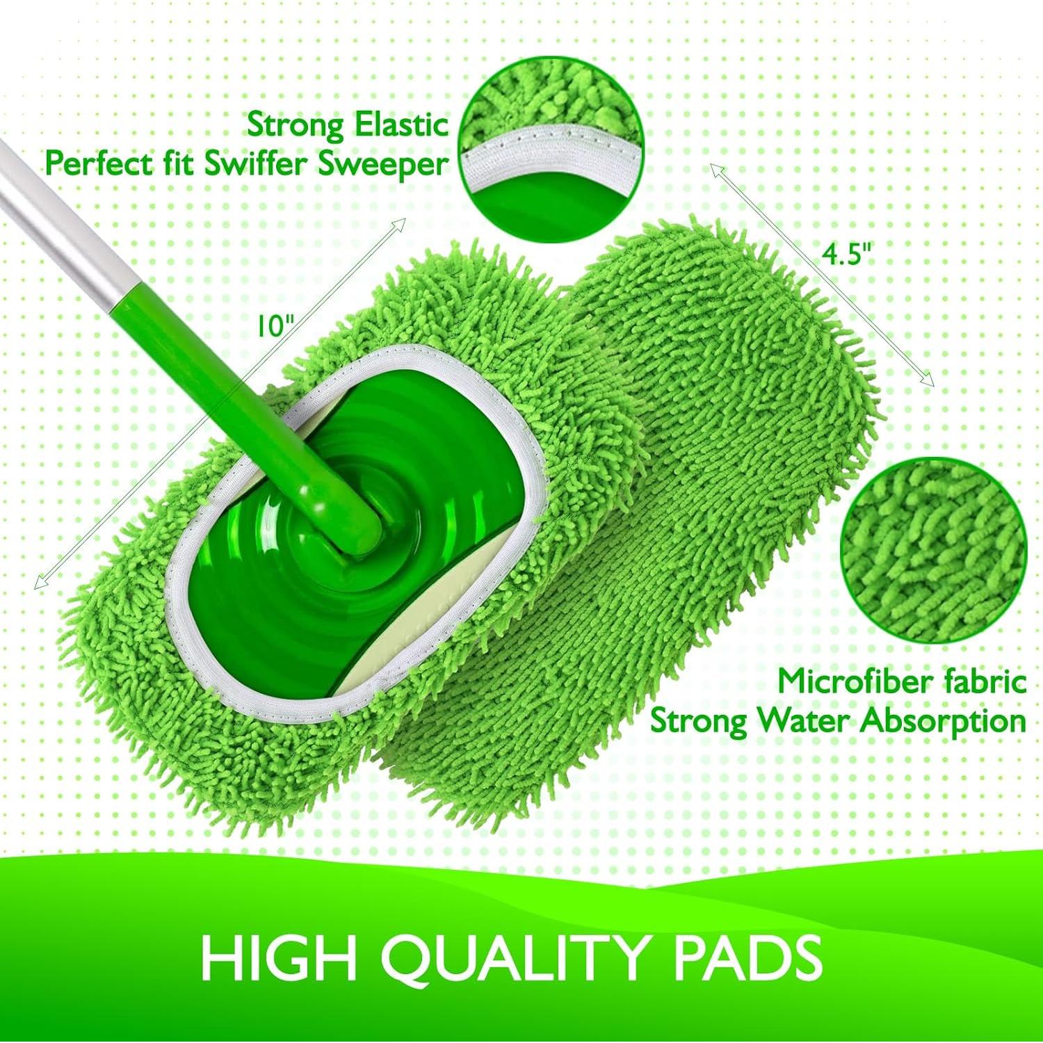 Paños de Microfibra Reutilizables Yicotira para Mopa Swiffer
