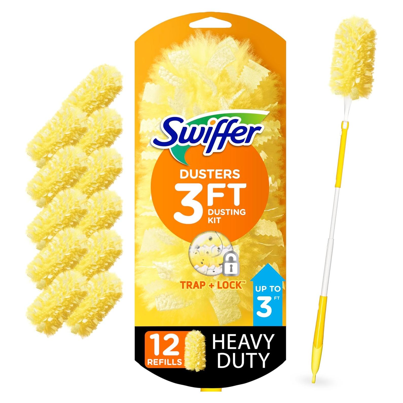 Kit de limpieza Swiffer Duster Heavy Duty 13 piezas 0.91 m