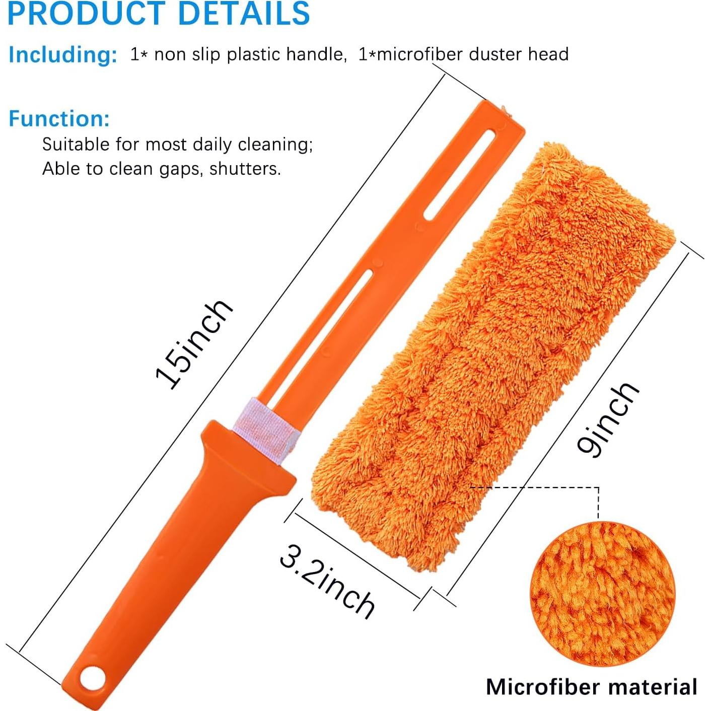 Paquete de 4 Plumeros Reutilizables HSHTTKL 35.5 cm Microfibra