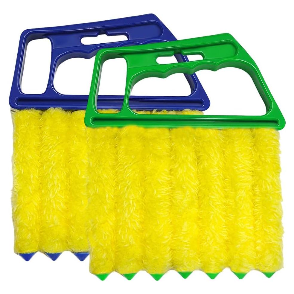 Herramienta de Limpieza de Persianas DXNQ 2 Pcs 7 Dedos