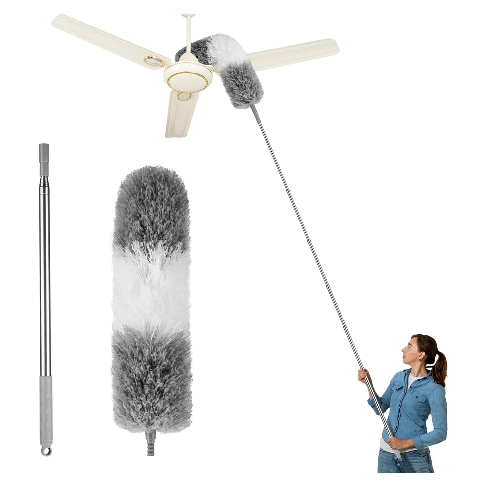 Trapeador de Plumas LLOOC con Mango Extensible 254 cm