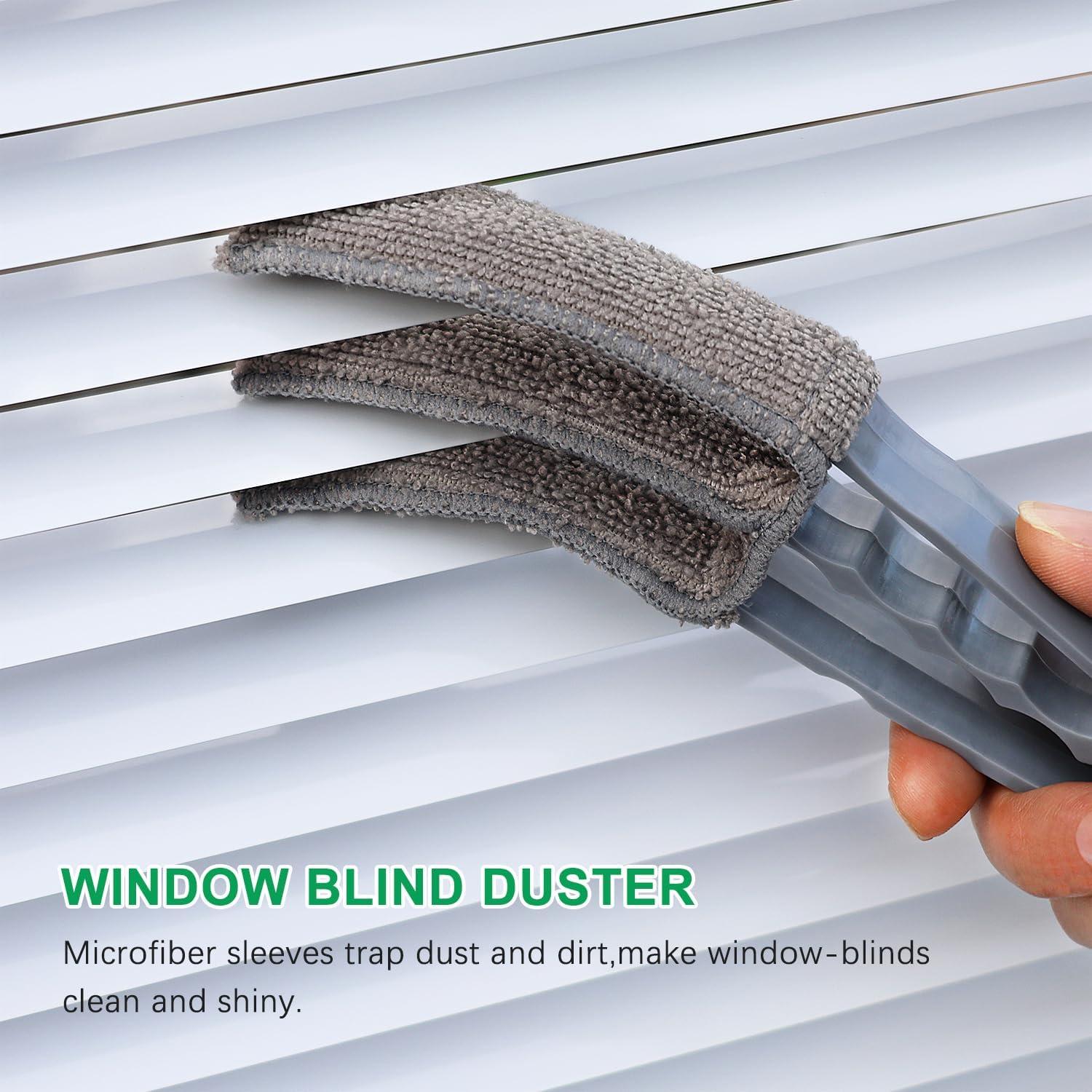 Paquete de 3 Plumeros de Microfibra HSHTTKL para Persianas