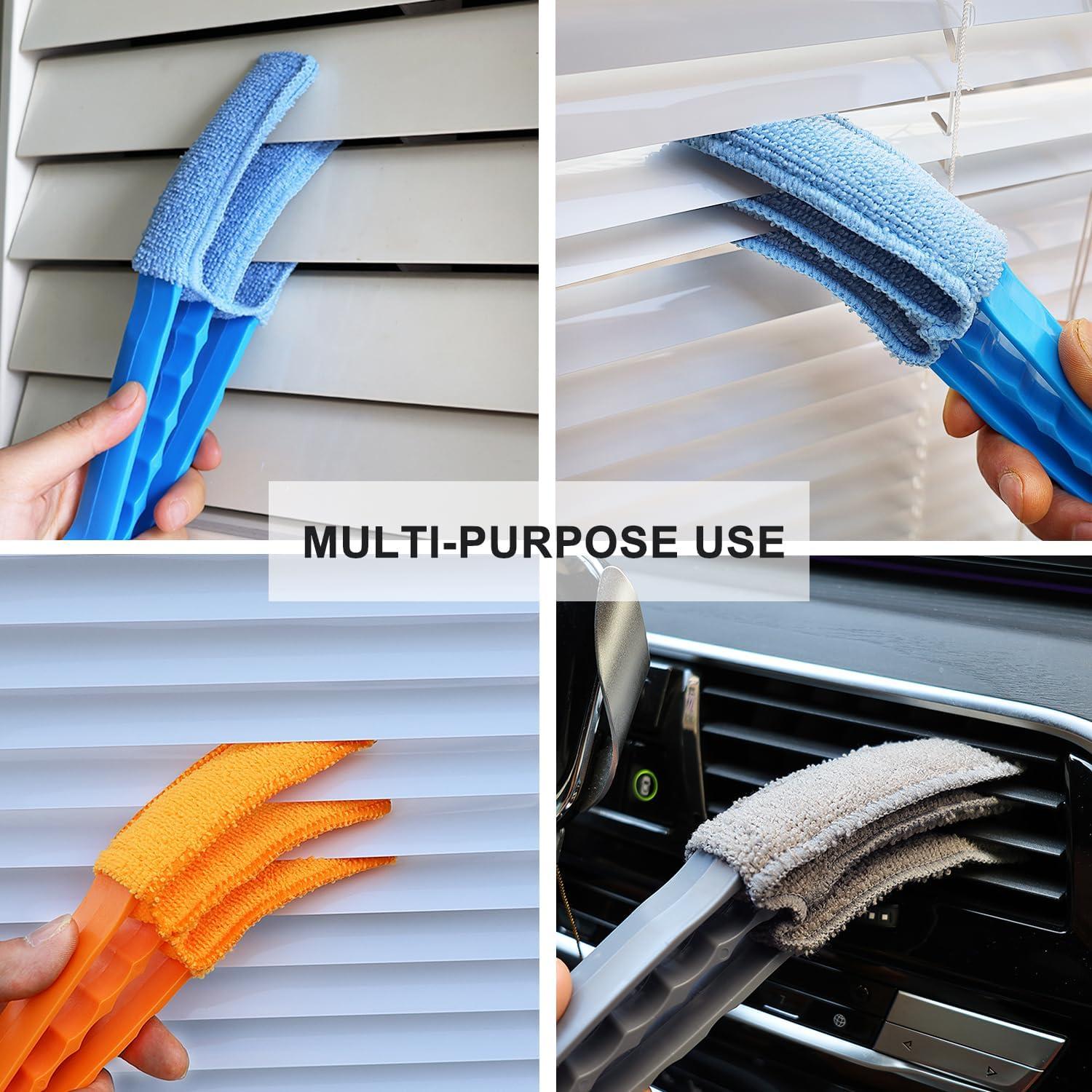 Paquete de 3 Plumeros de Microfibra HSHTTKL para Persianas