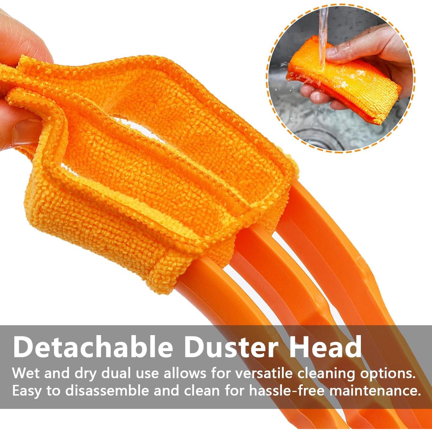 Paquete de 3 Plumeros de Microfibra HSHTTKL para Persianas