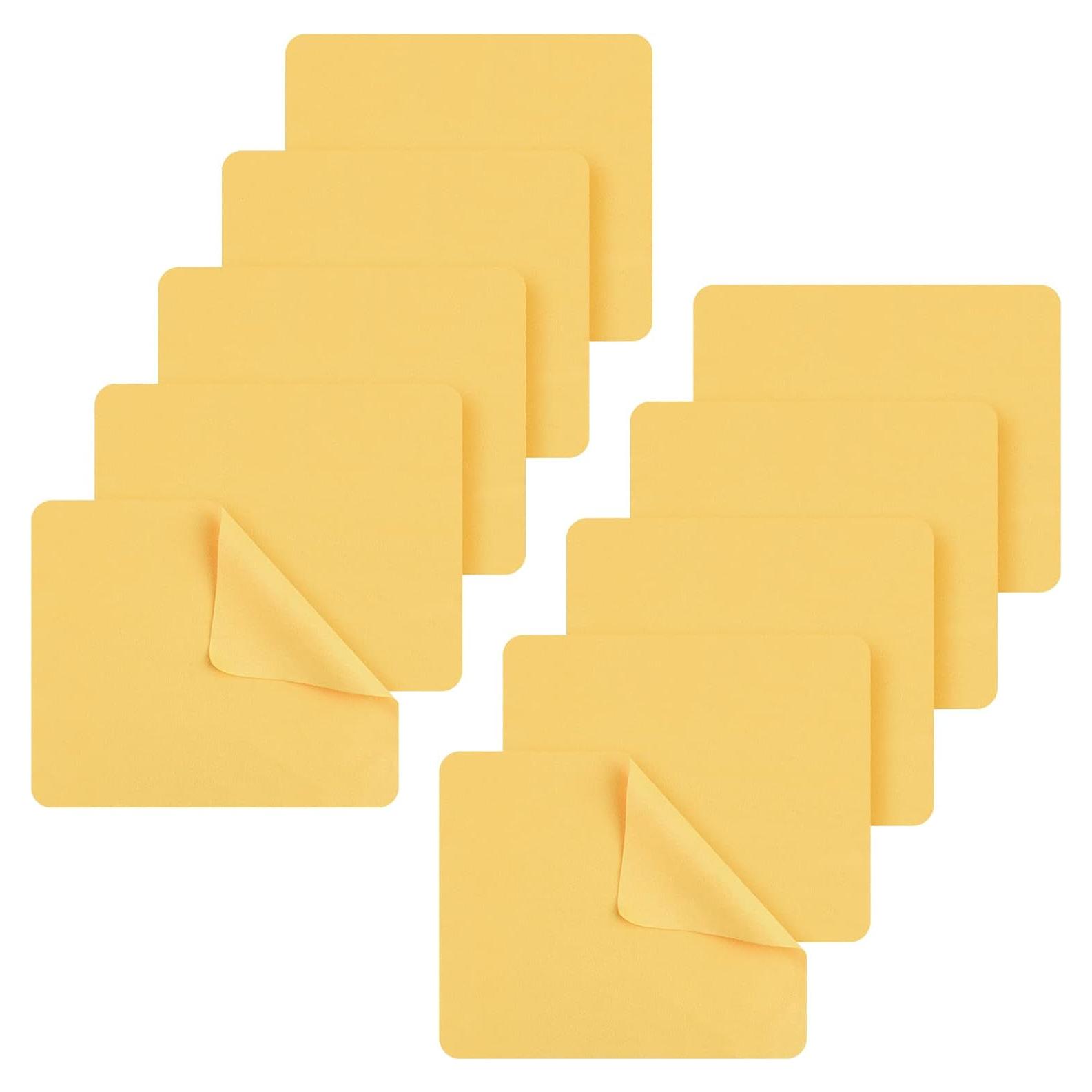 10 Piezas Paño Chamois Natural Homakover 17.5x14.5cm