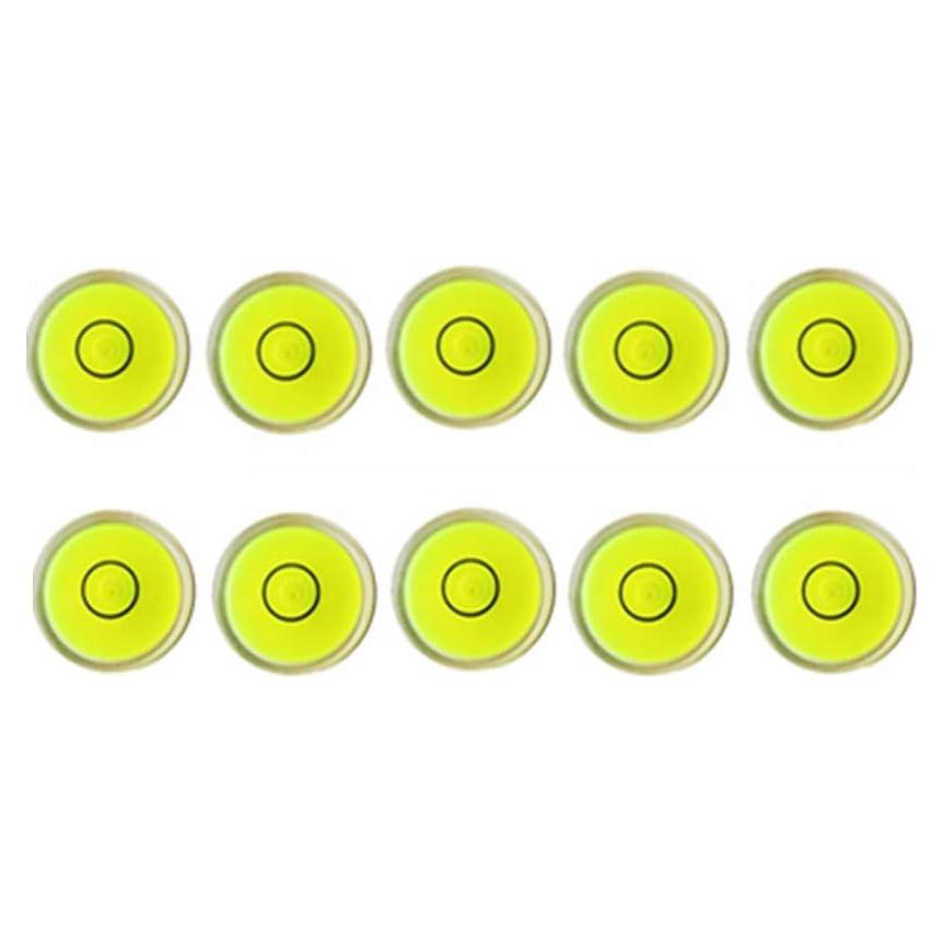 Nivel de Burbuja Circular YOTOM 10pcs 10x6mm para Trípode
