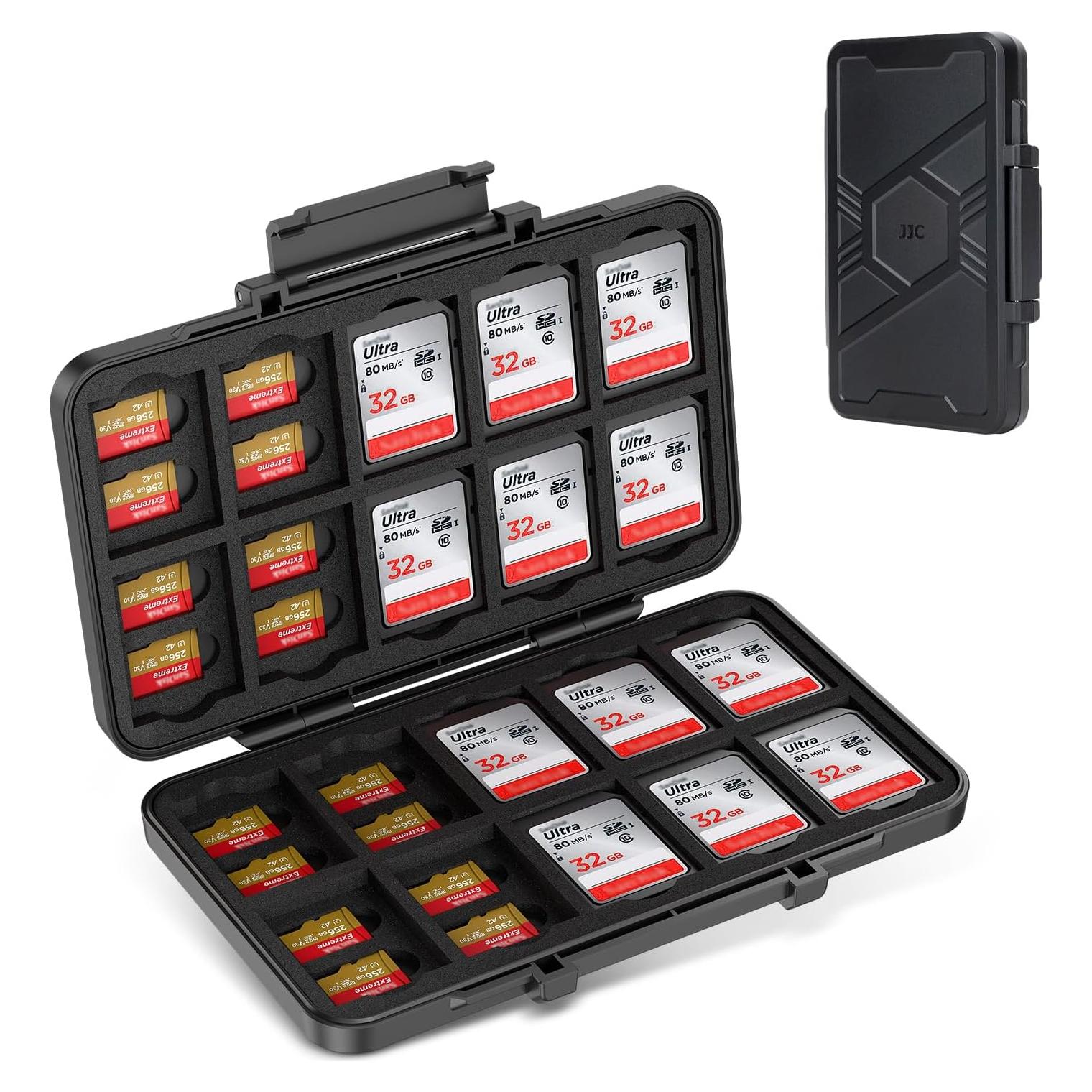 Estuche Organizador para Tarjetas de Memoria JJC 60 Ranuras