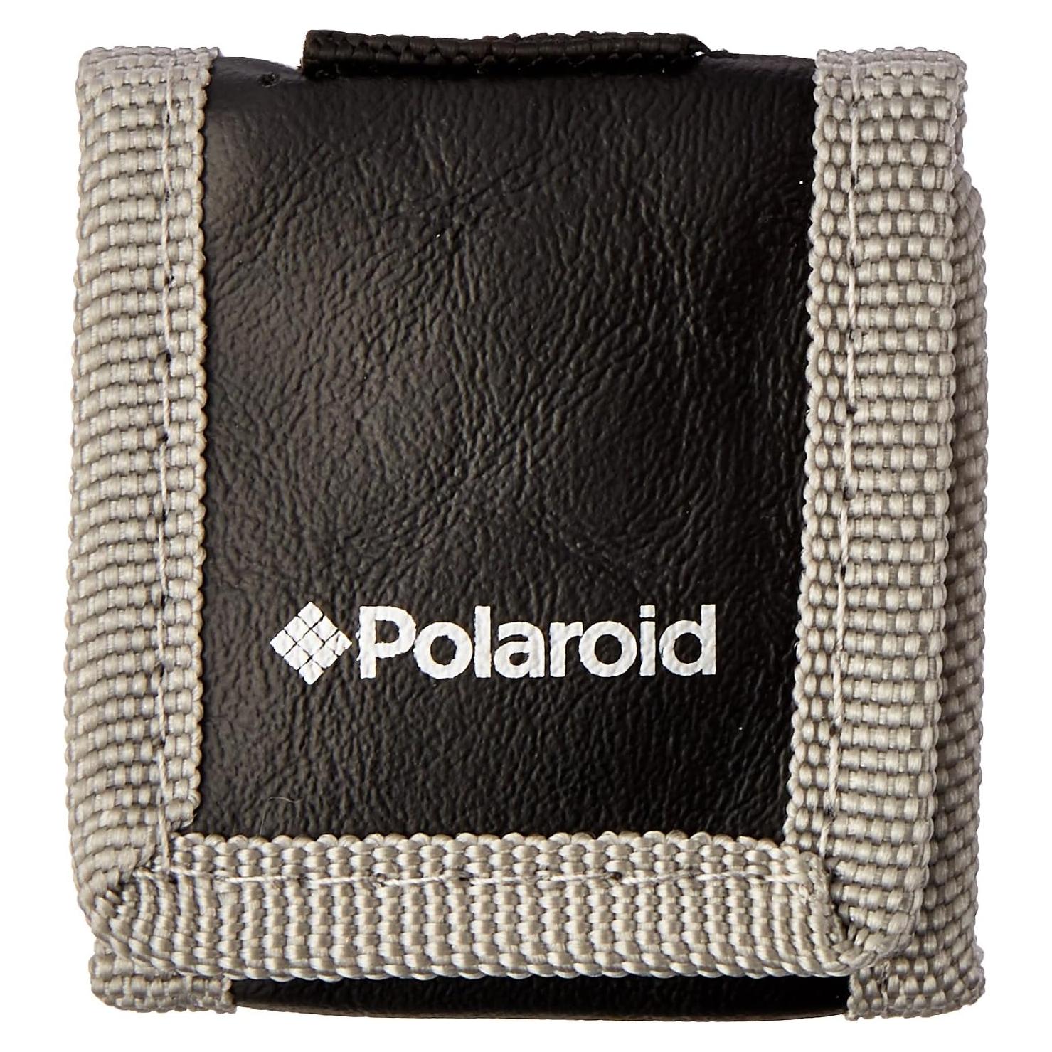 Billetera de Tarjetas de Memoria Polaroid - Gris, Nailon, 3 Compartimentos