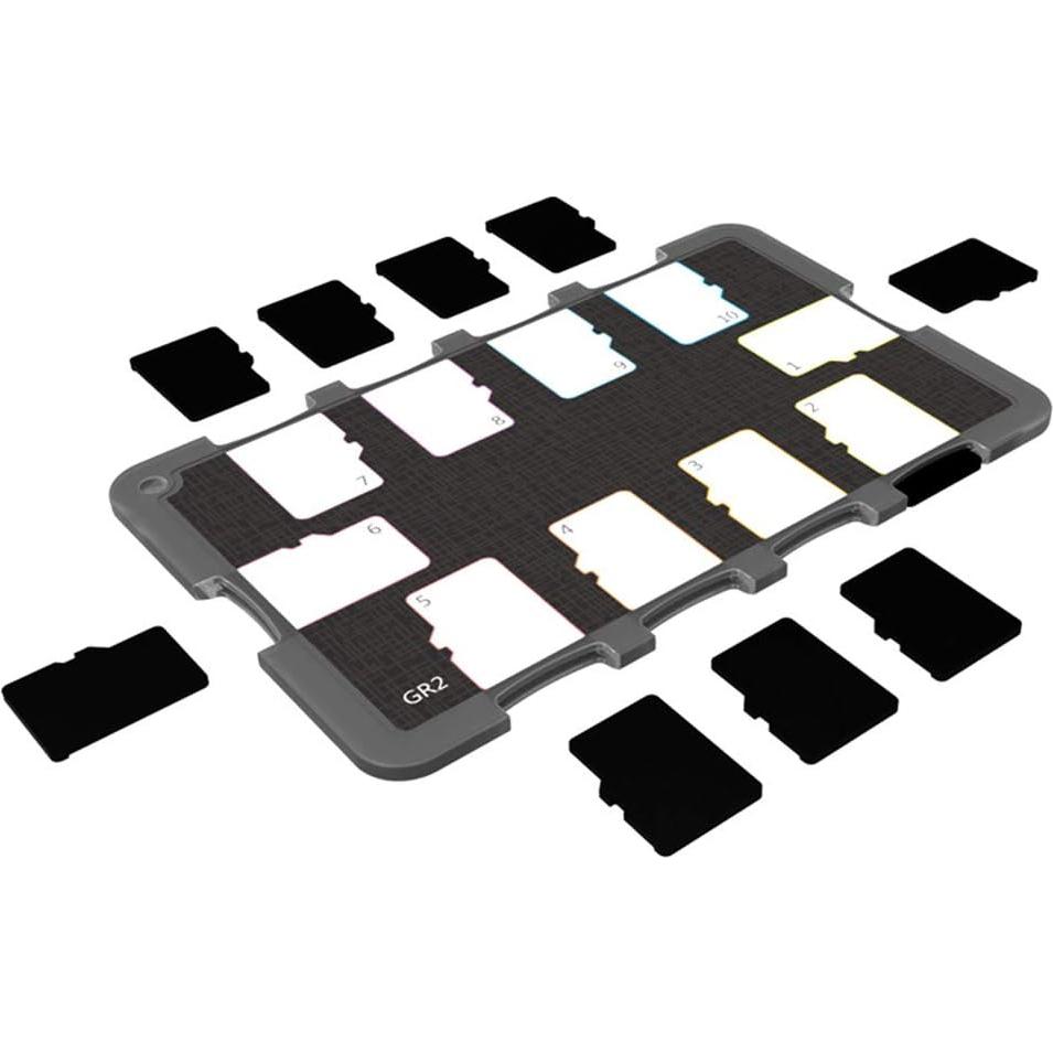 Organizador de Tarjetas Micro SD JJC 10 Ranuras Ultra Delgado