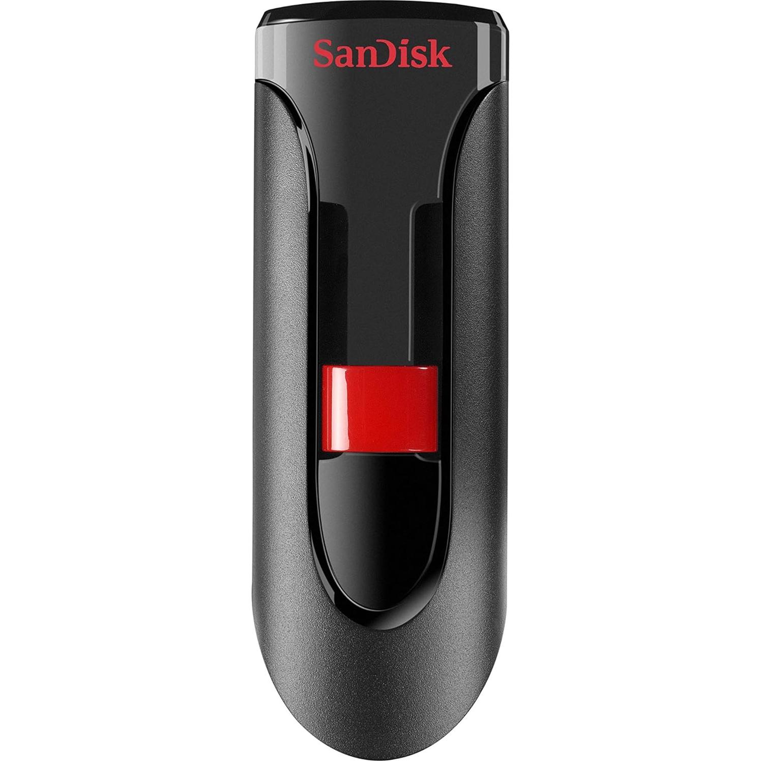 SanDisk 128GB Cruzer Glide USB 2.0 Flash Drive Negro