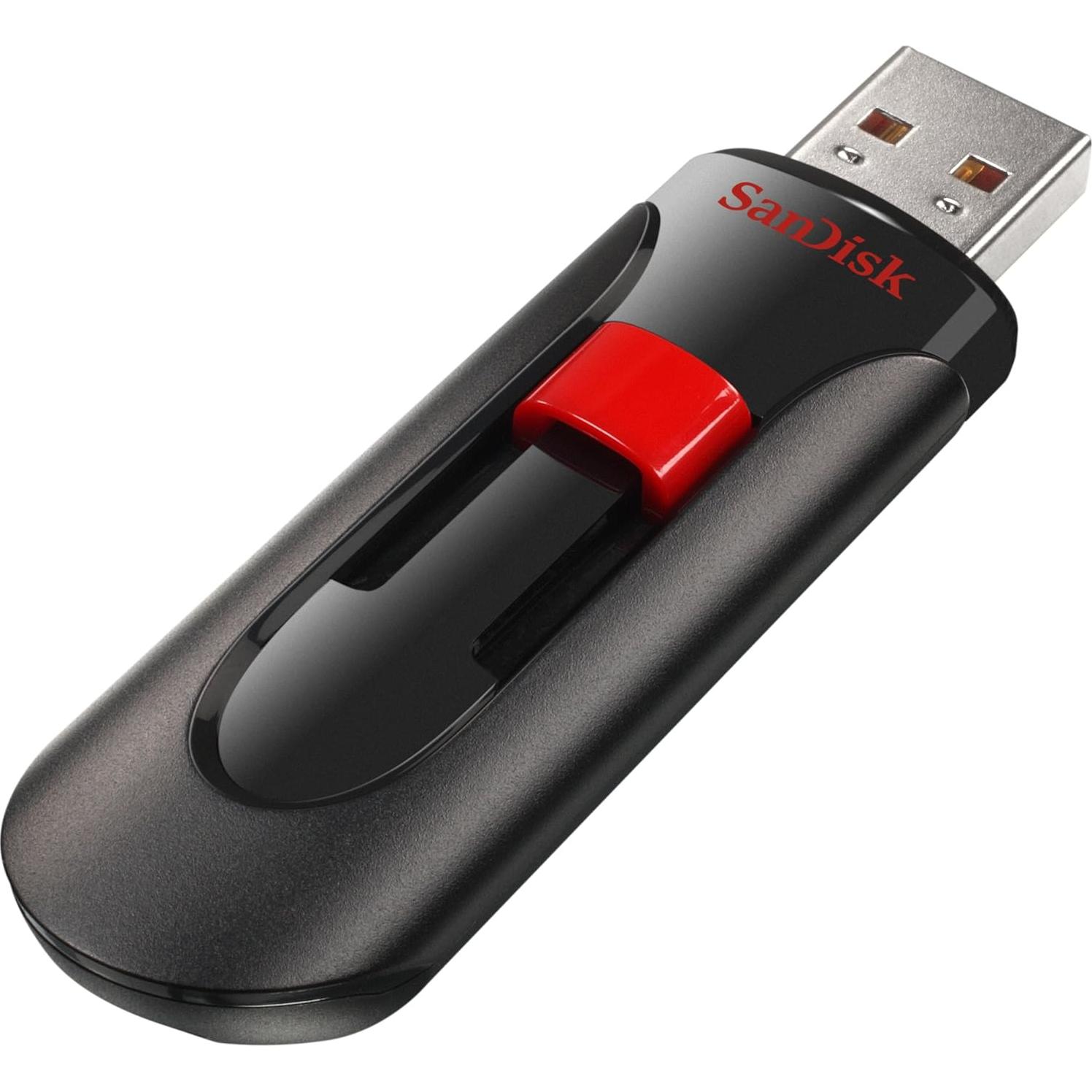 SanDisk 128GB Cruzer Glide USB 2.0 Flash Drive Negro