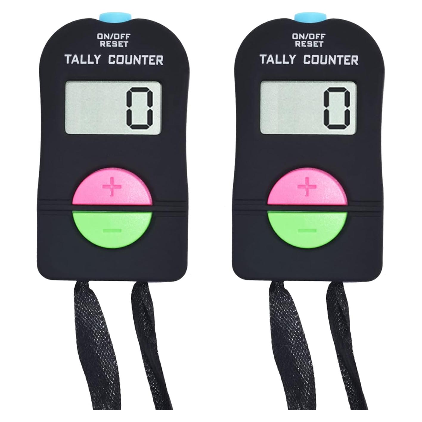 Contador Manual Electrónico VANVENE 2 Pcs, Suma y Resta, 1119