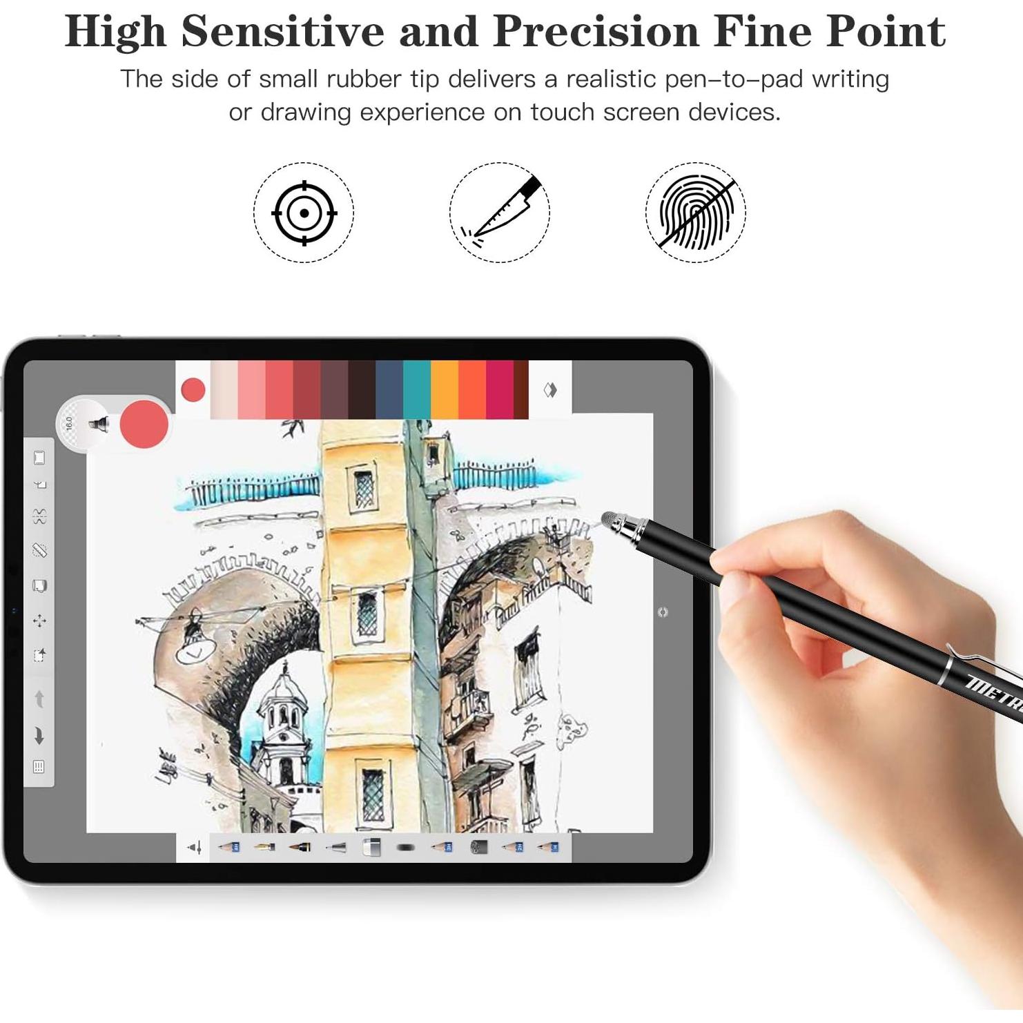 Estilógrafo Capacitivo 2 en 1 Mixoo para Pantallas Táctiles