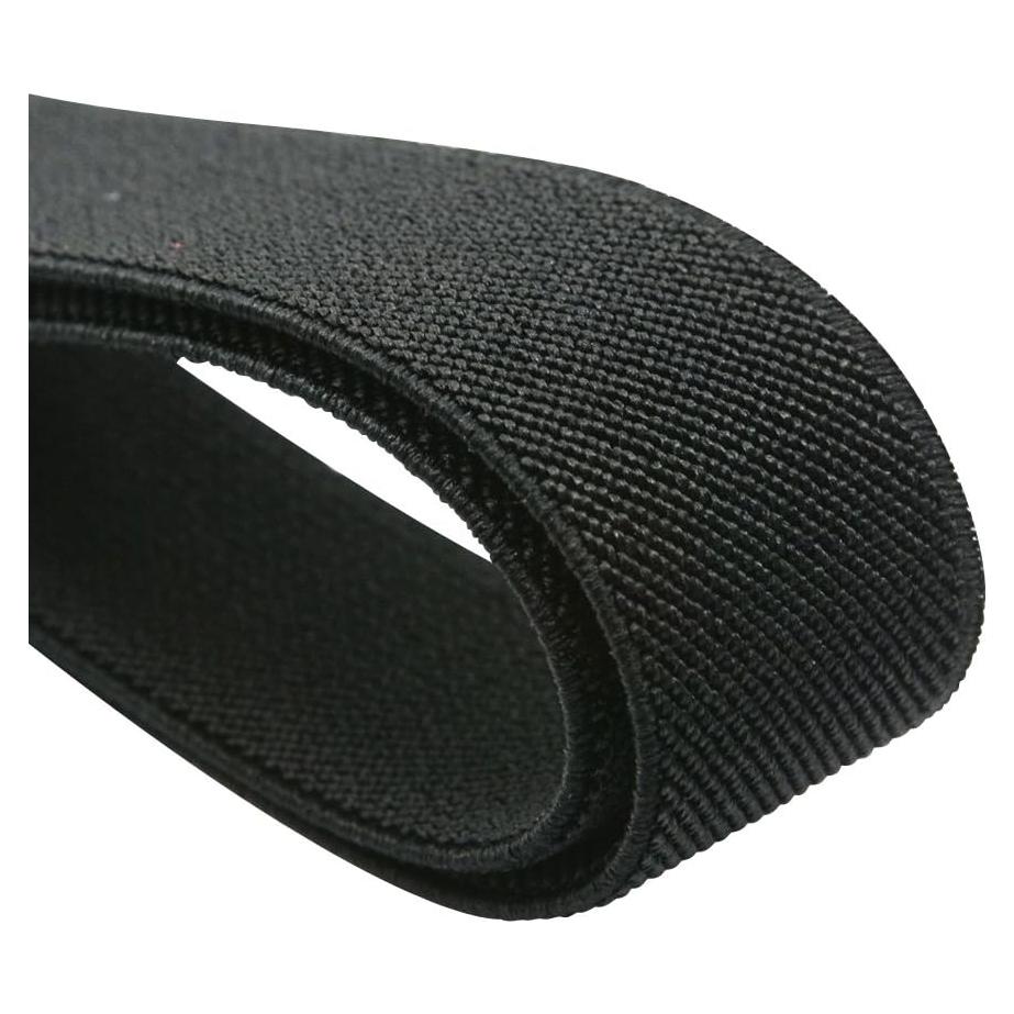 Cinta elástica negra 1" x 4.57m iCraft para manualidades