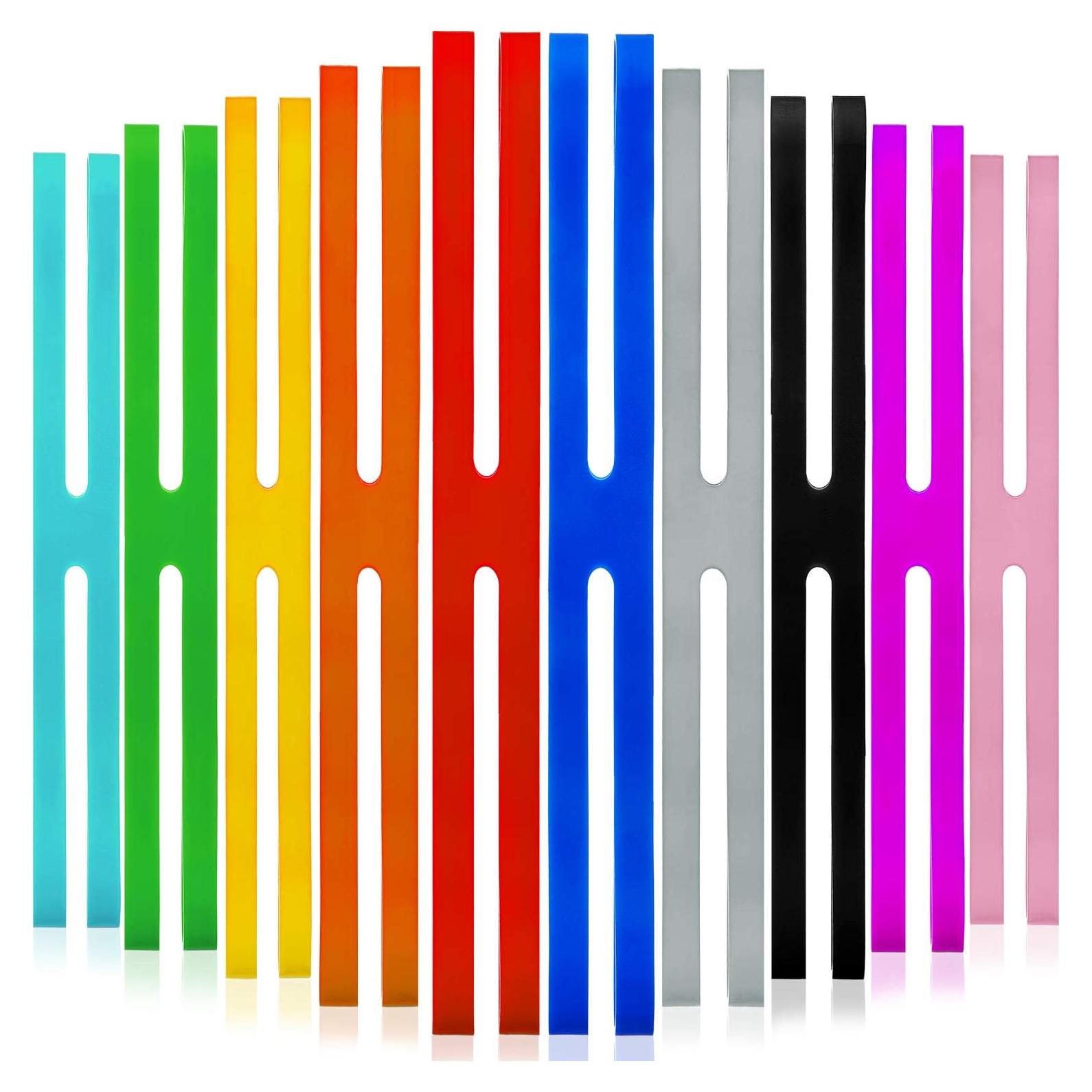 Bandas de Goma de Silicona Multicolor Outus - 20 Piezas