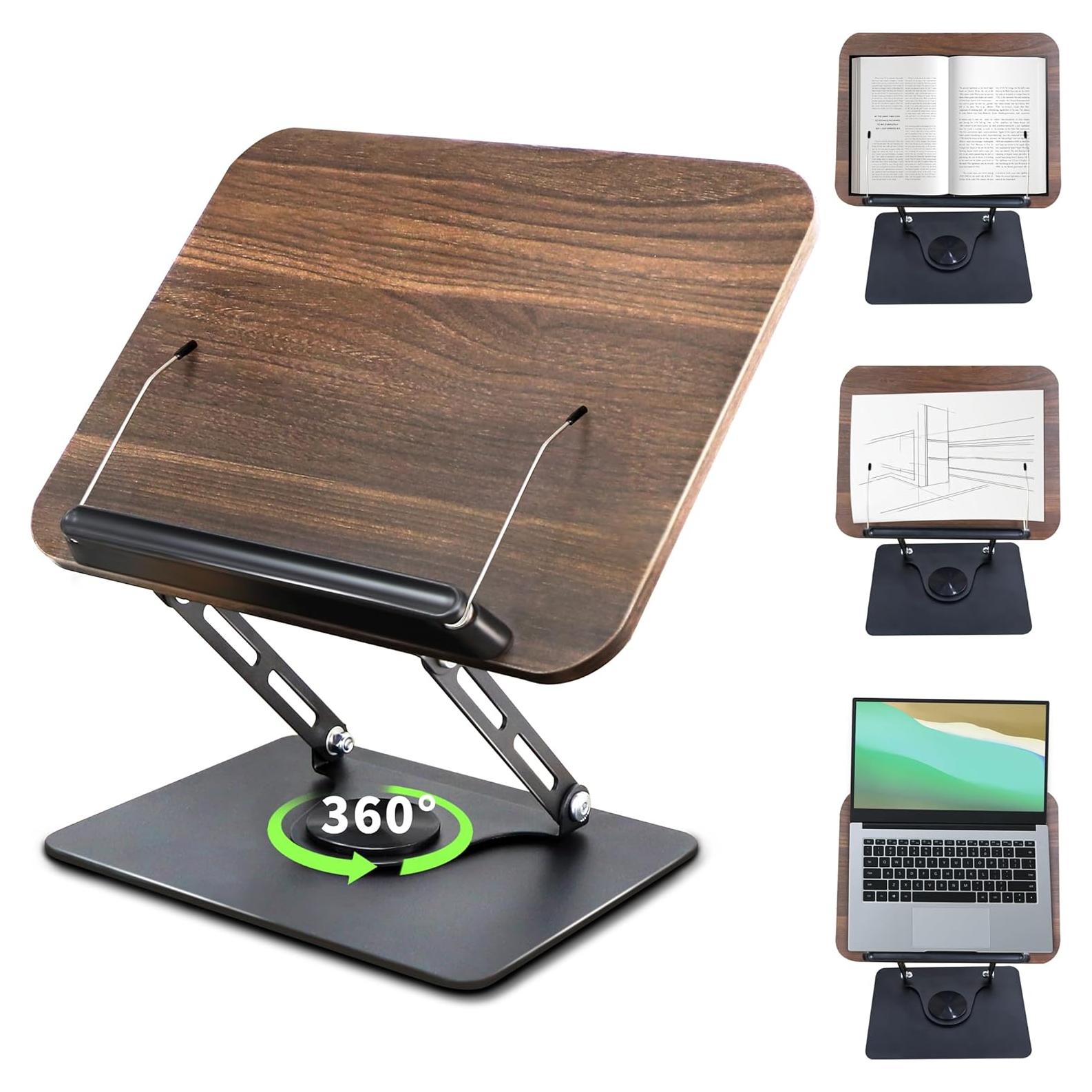 Soporte de Libro GYINGS Mejorado 360° Ajustable Ligero