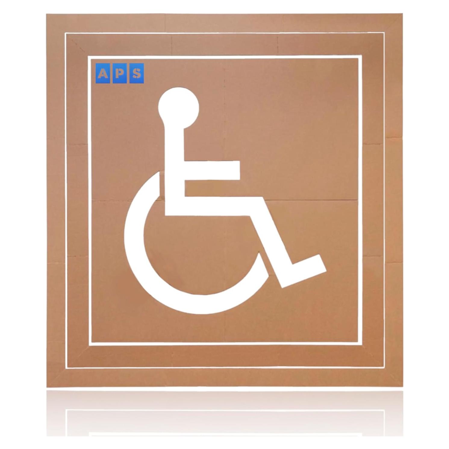 Plantilla de Estacionamiento PNR 24" (61 cm) para Discapacidad - Juego de 3 Piezas