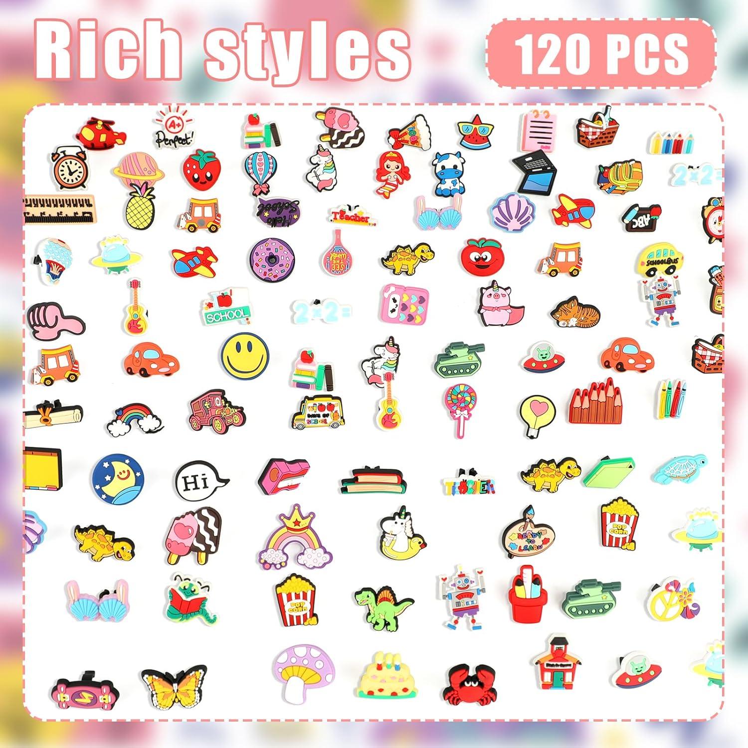 120 Decoraciones para Punta de Lápiz HIKIMA Multicolor