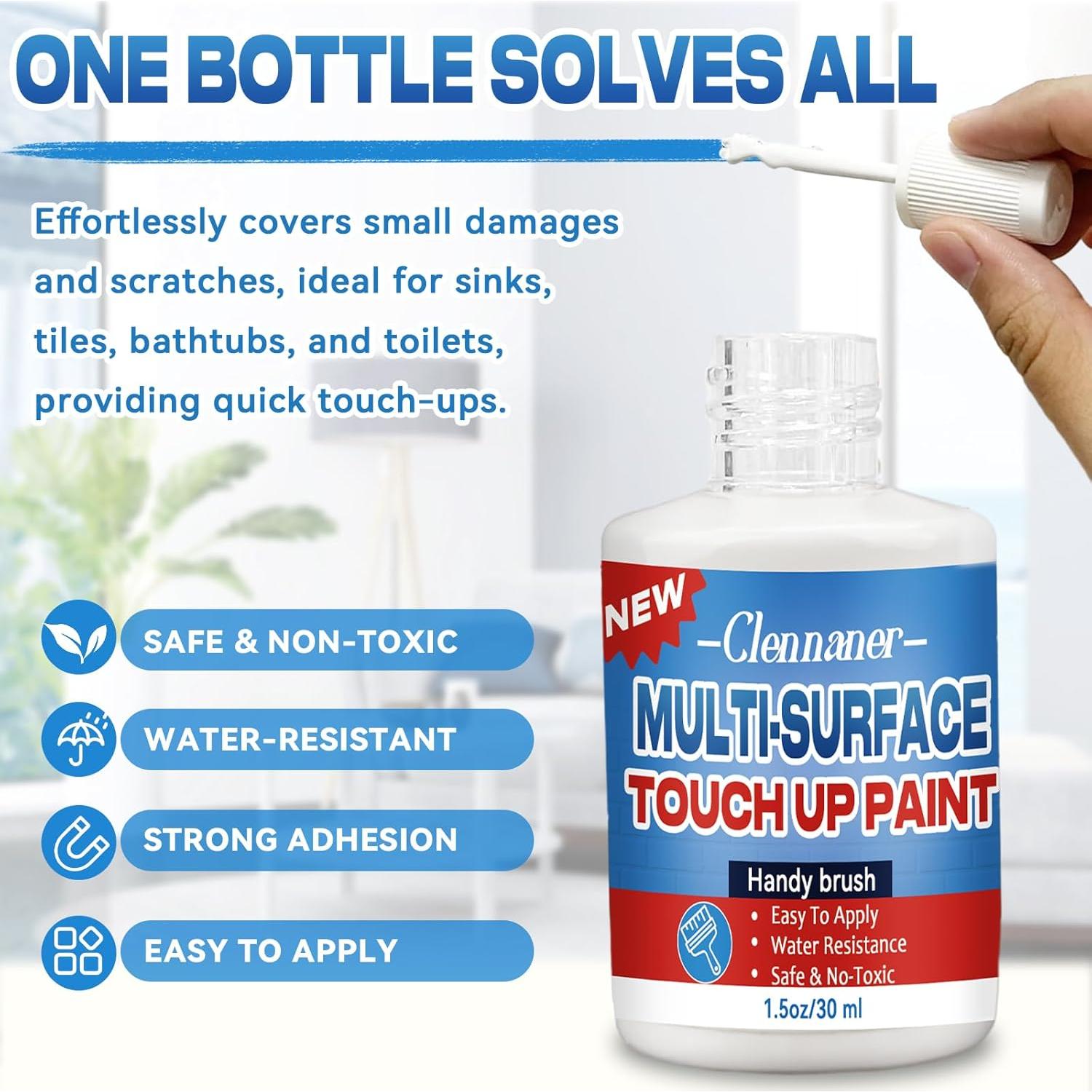 Pintura Blanca para Reparaciones Clennaner 1.5 Oz Semi-Brillante