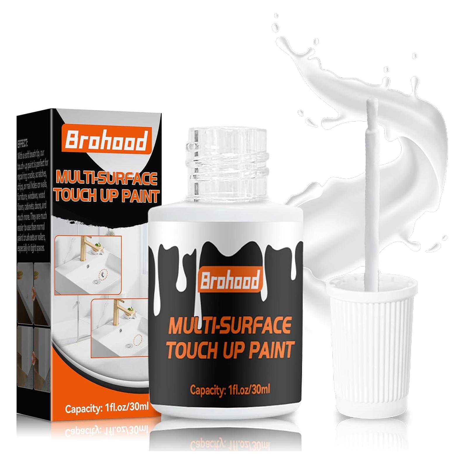 Pintura de Retoque Brohood 30ML Blanca Semibrillante Multi Superficie