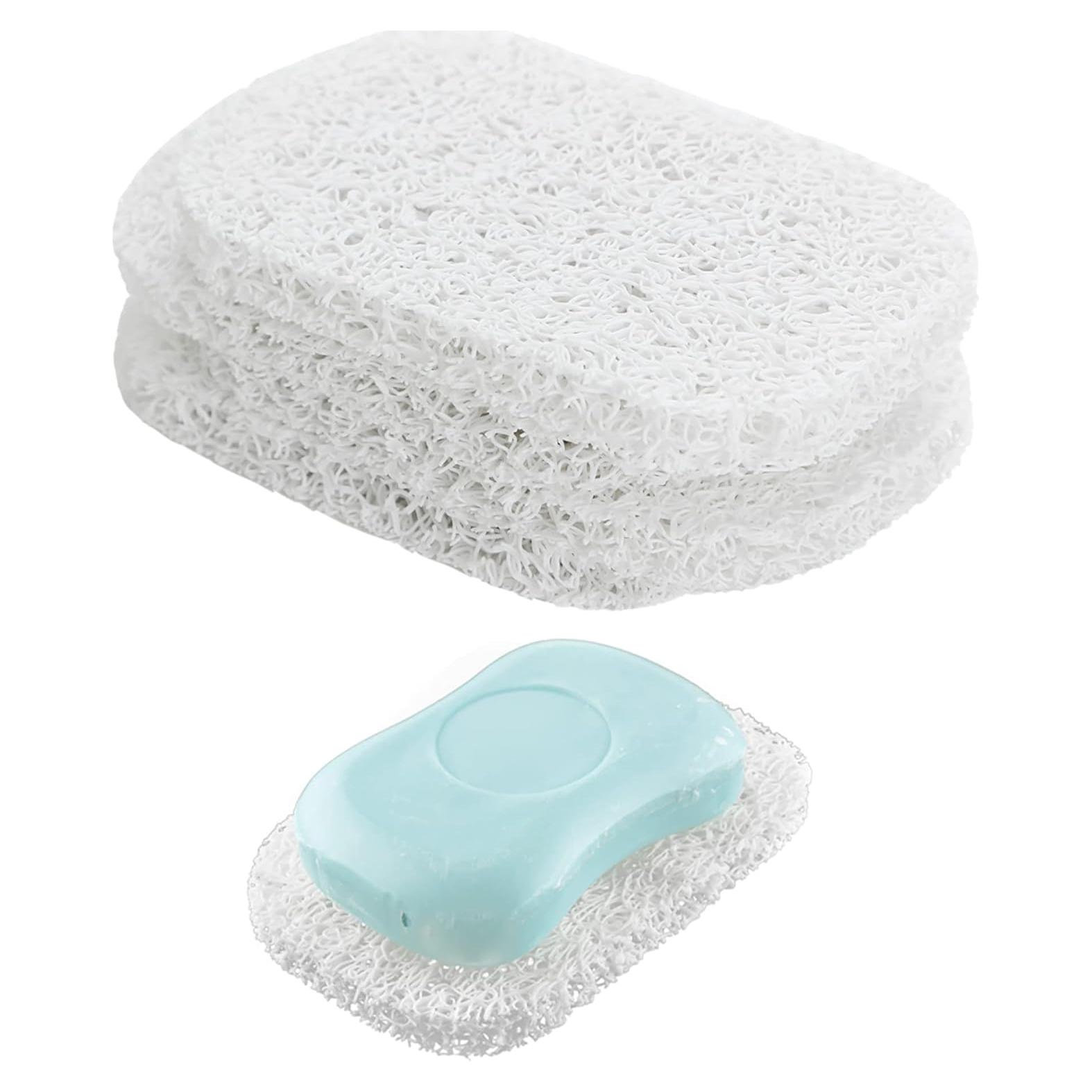 Soporte para Jabón Snowkingdom Pack 4 Unidades Blanco PVC