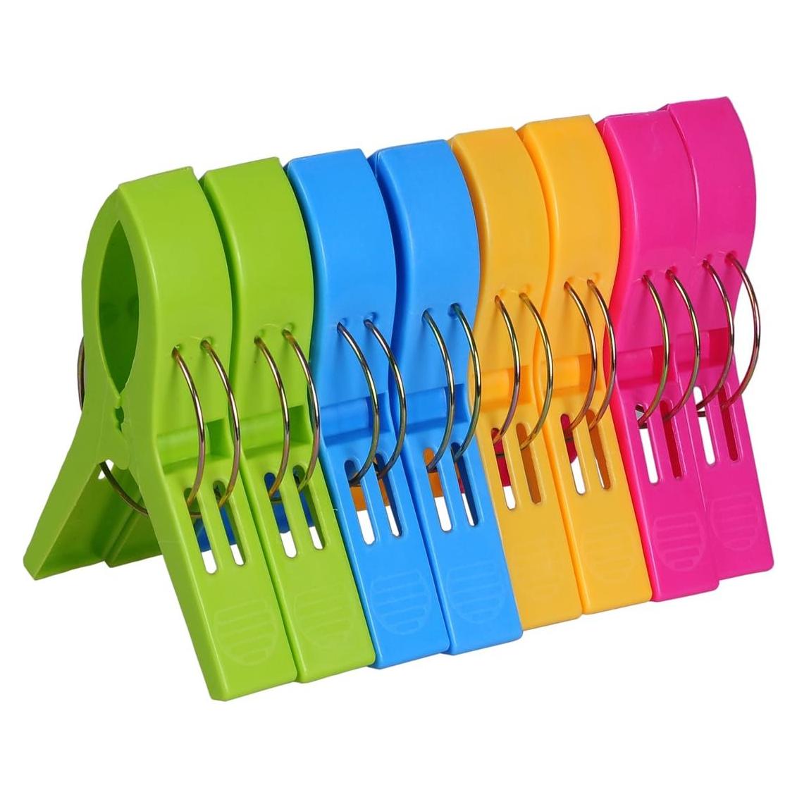 Clips para Toallas ECROCY - Paquete de 8 Antideslizantes