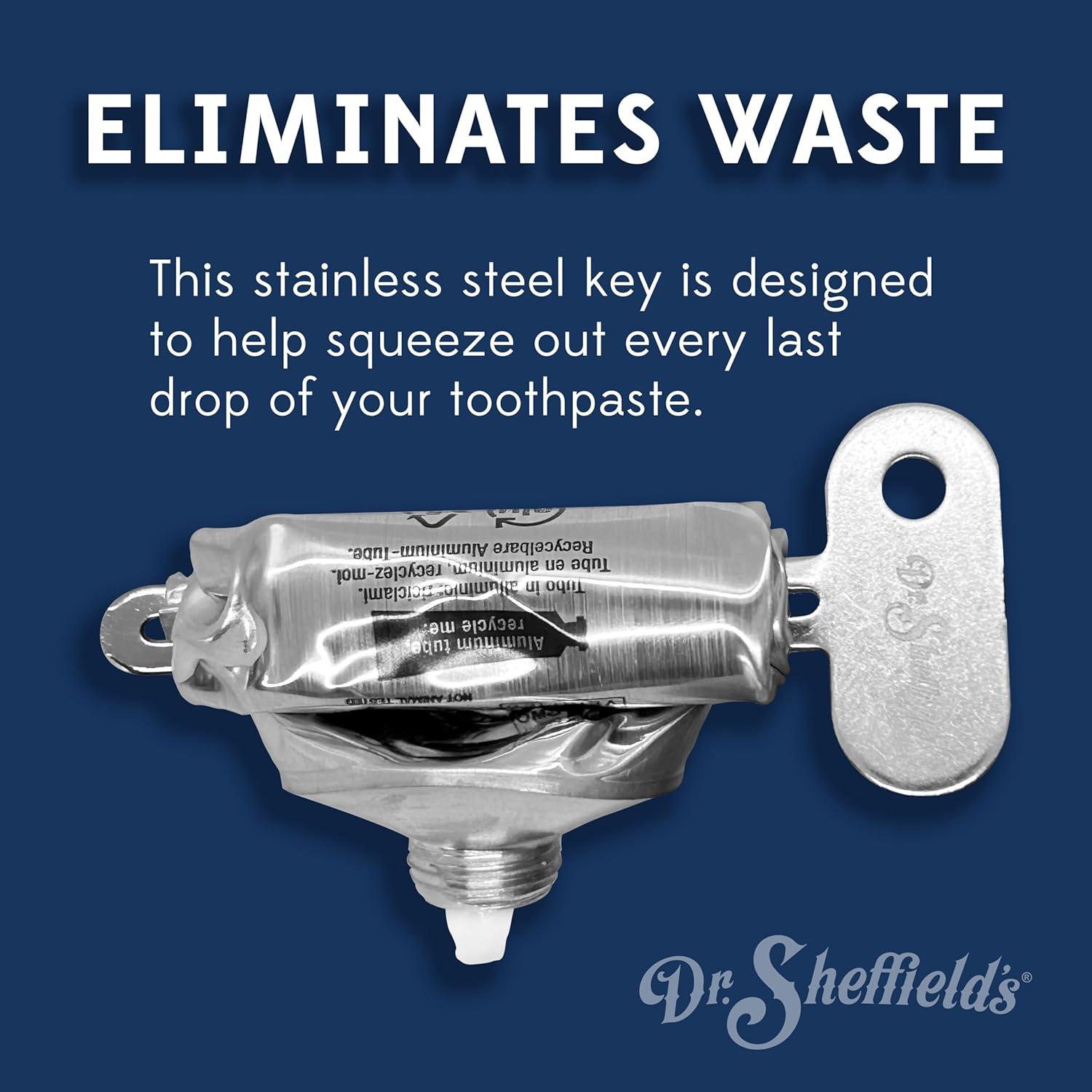 Llave exprimidora de tubos de pasta de dientes Dr. Sheffield