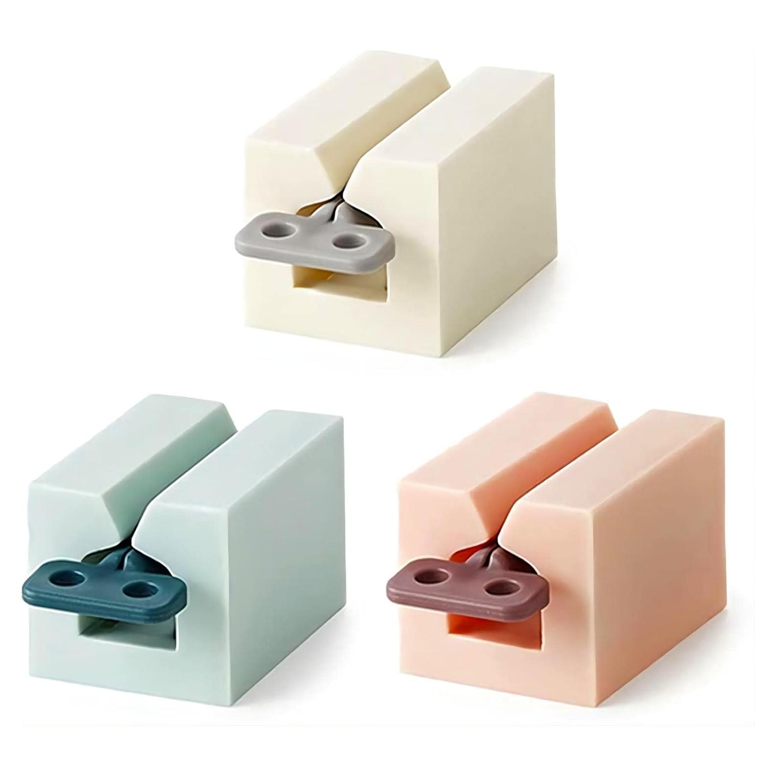 Exprimidor de Pasta de Dientes Y-Kelin 3 Piezas Rosa Blanco Azul