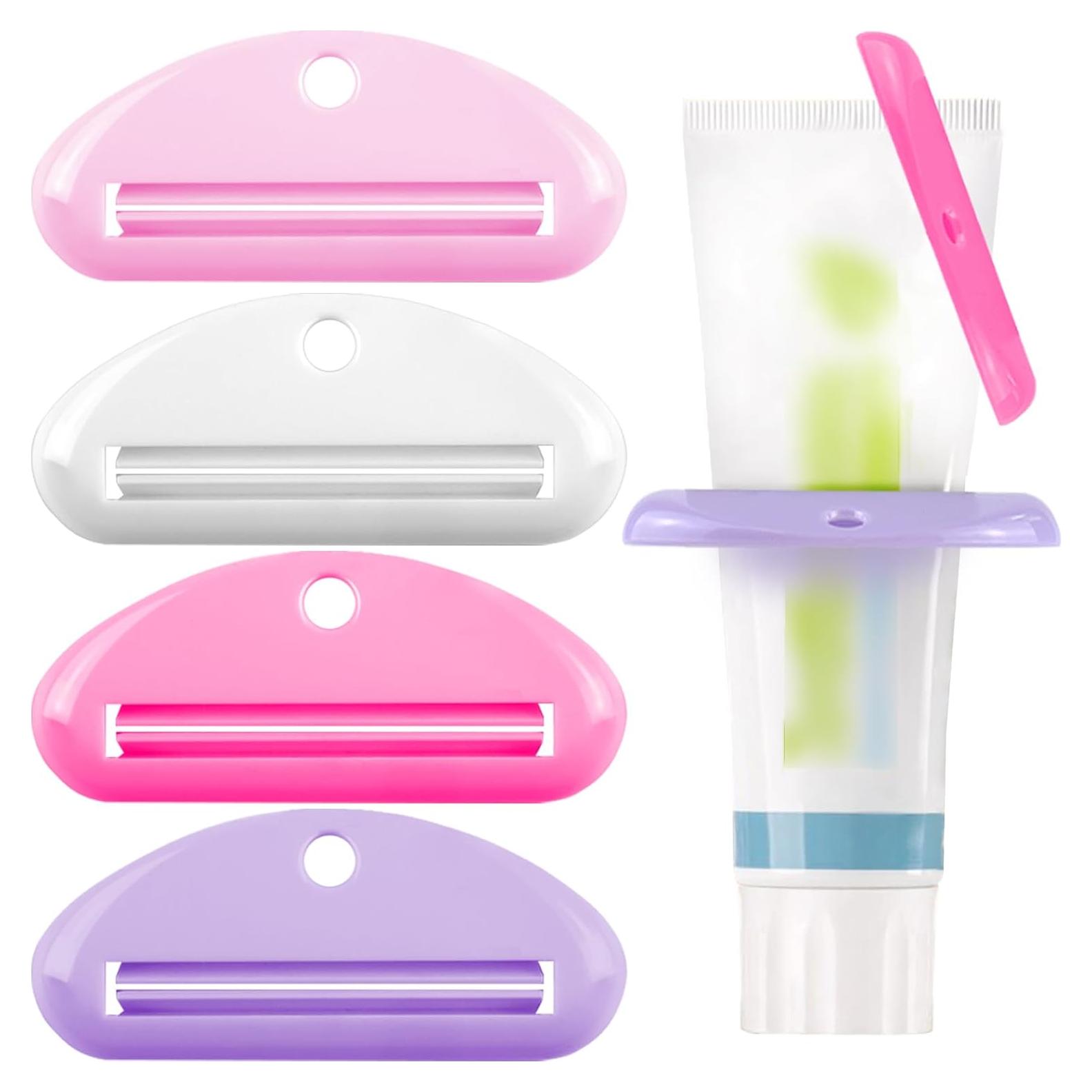 Exprimidor de Pasta de Dientes TKYZMS - 4 Piezas Coloridas