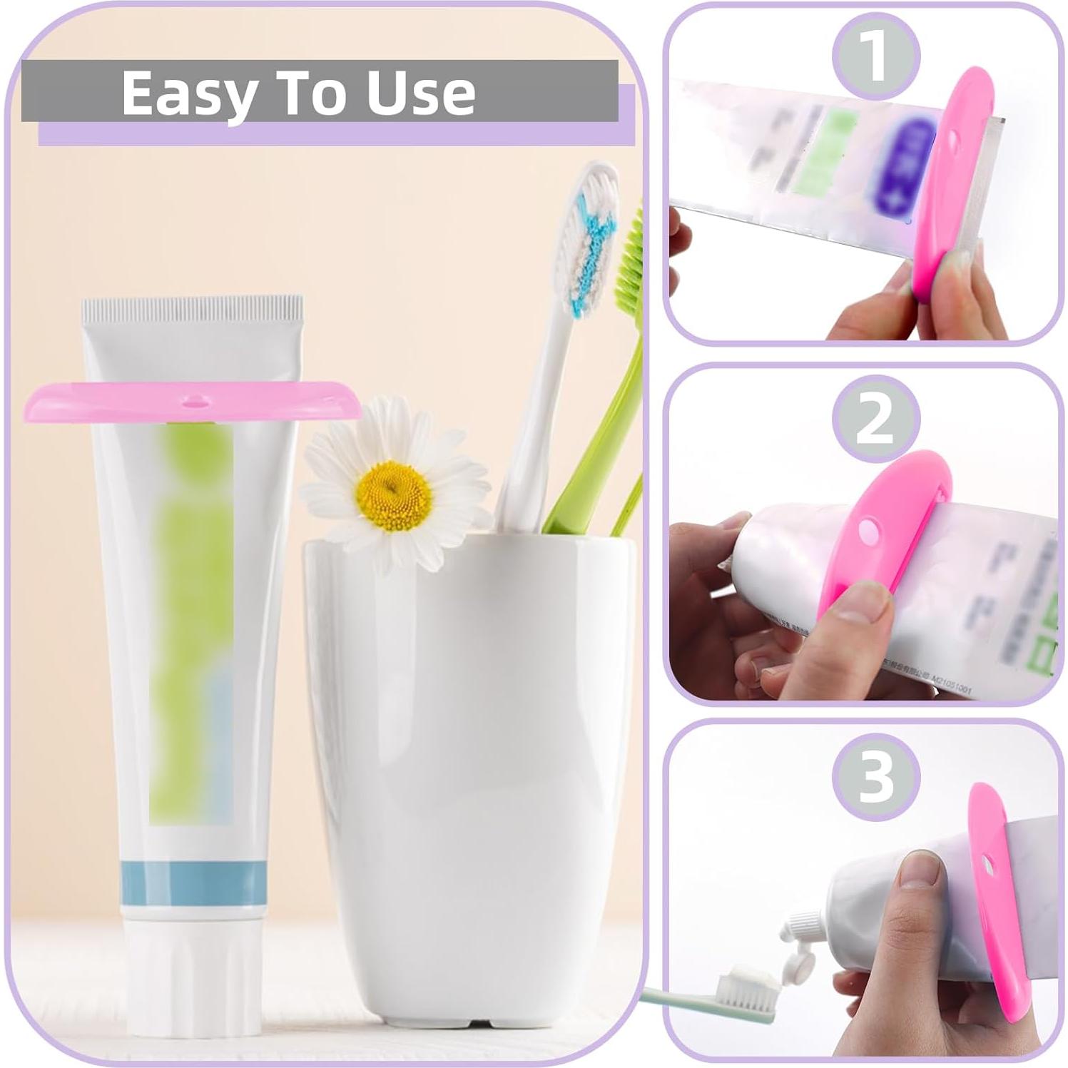 Exprimidor de Pasta de Dientes TKYZMS - 4 Piezas Coloridas