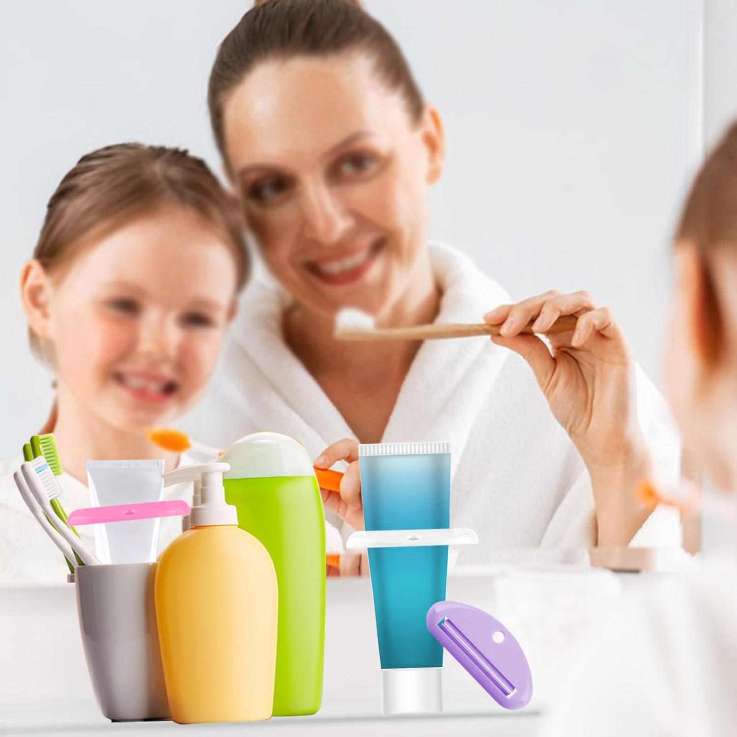 Exprimidor de Pasta de Dientes TKYZMS - 4 Piezas Coloridas