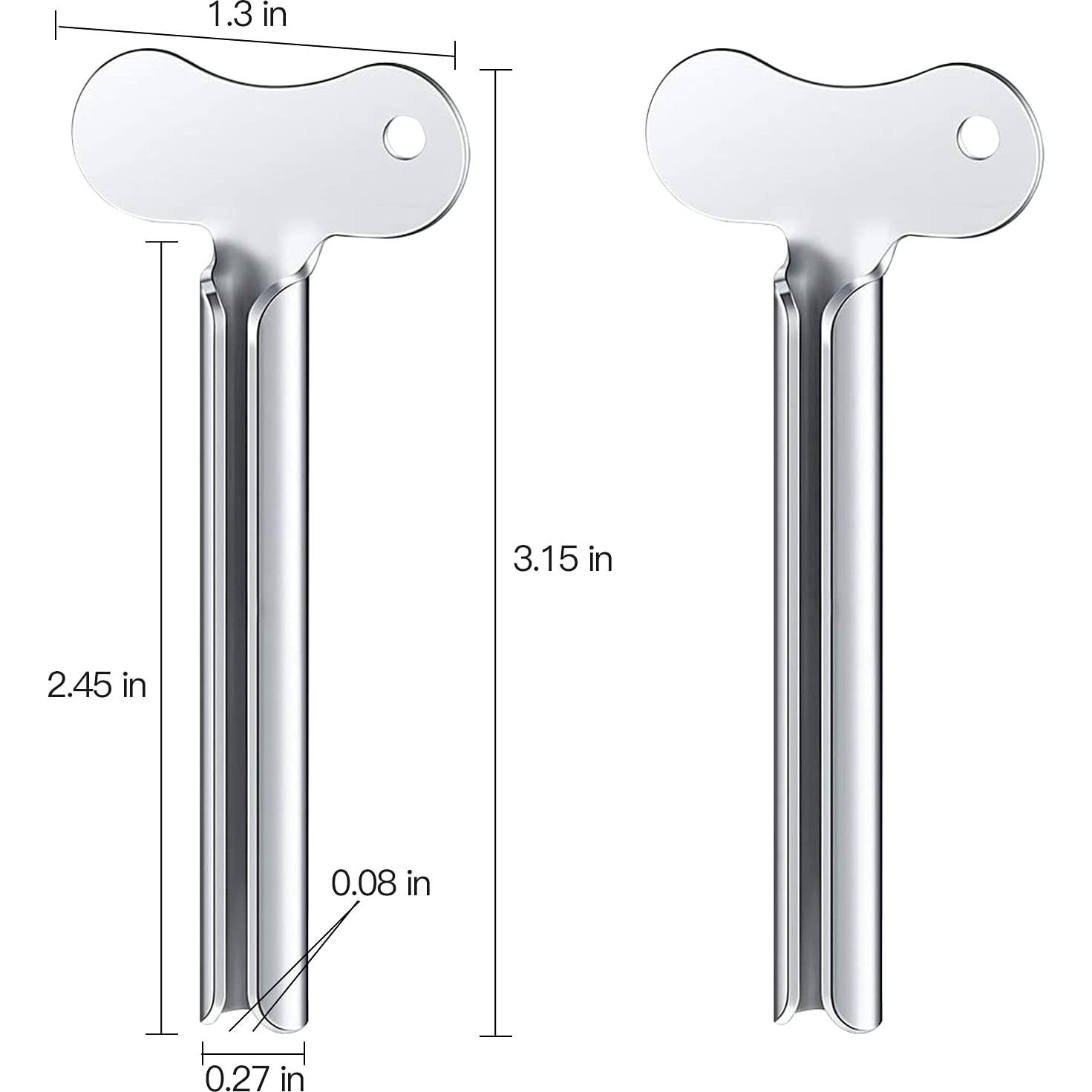 Exprimidor de Tubo de Metal ZOCONE - 12 Piezas, Acero Inoxidable
