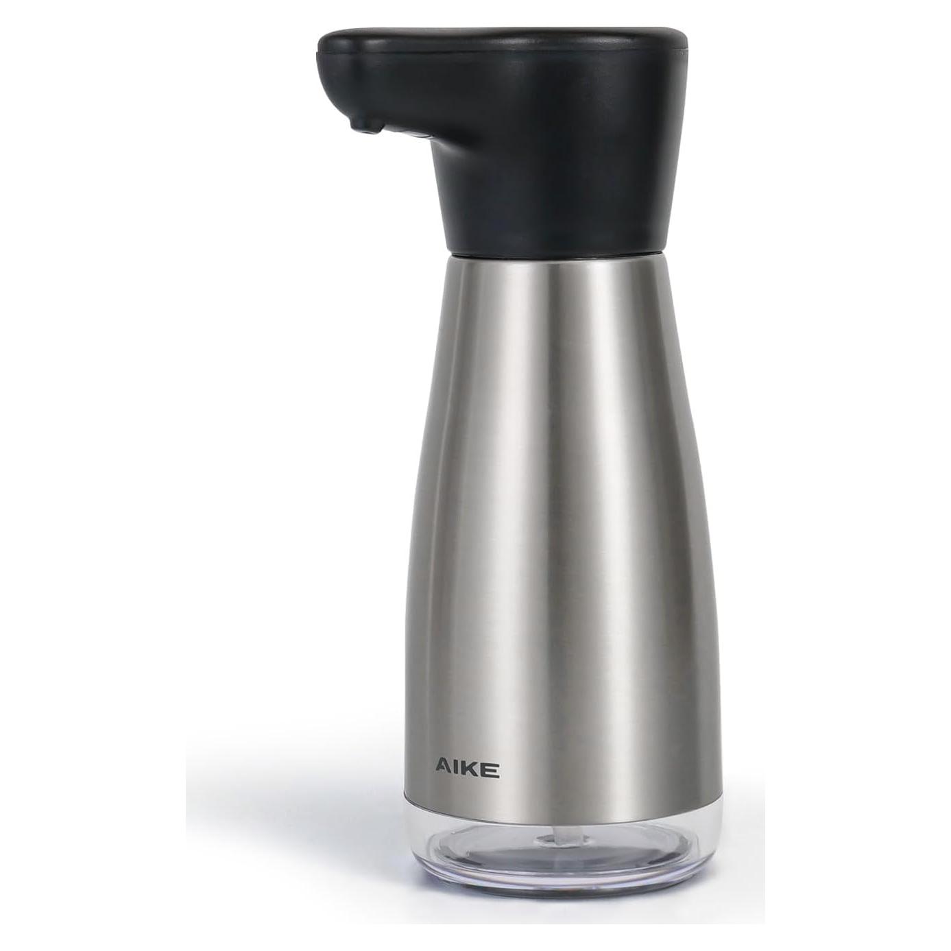 Dispensador Automático de Jabón AIKE AK1337 Acero Inoxidable 414ml