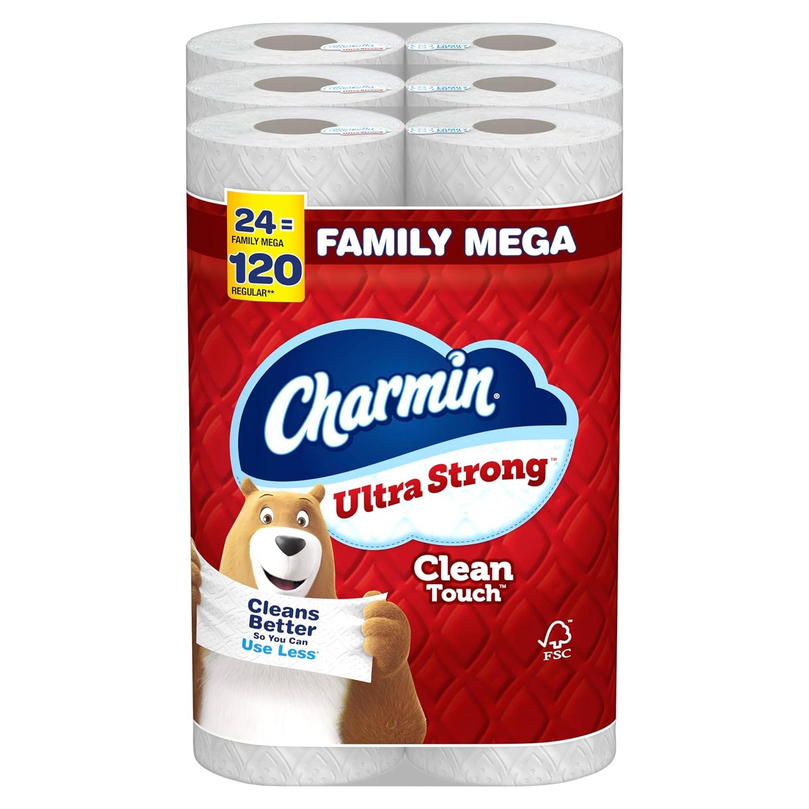 Papel Higiénico Charmin Ultra Strong Mega Familia 24 Rollos