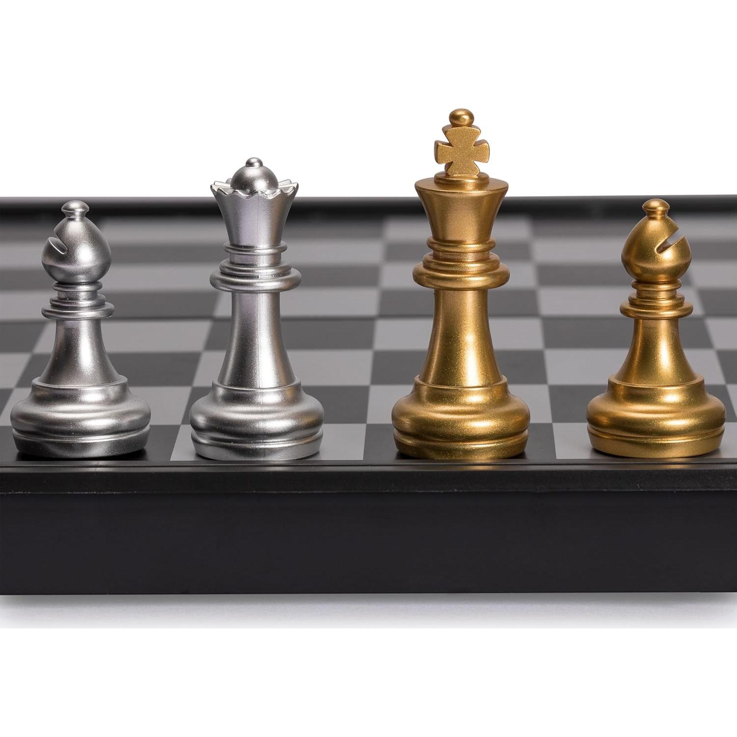 Juego de Ajedrez Magnético de Viaje Yellow Mountain 25 cm