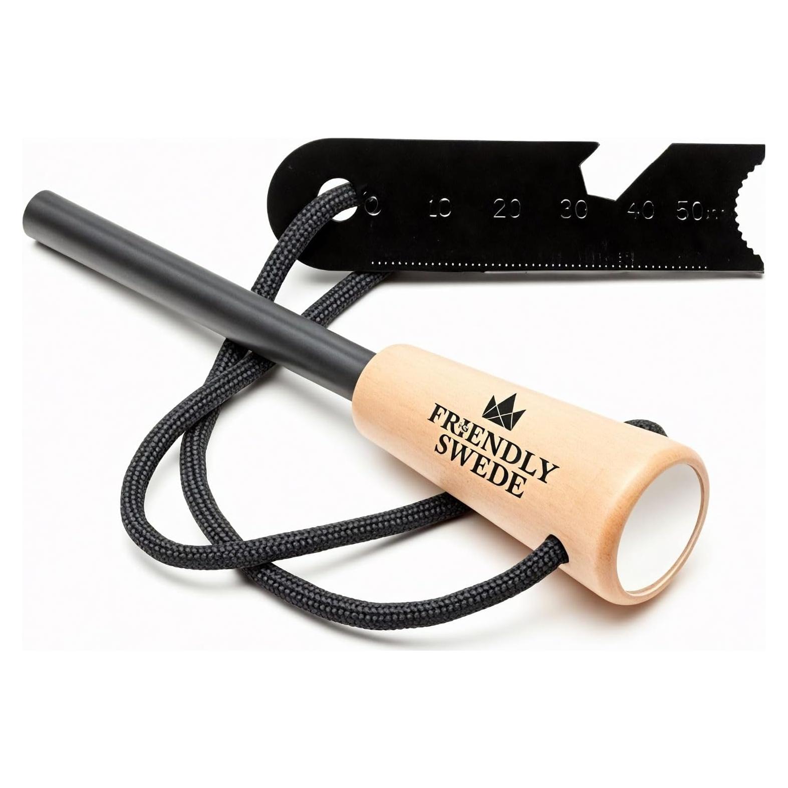 Encendedor de Fuego El Amigo Swede con Mango de Madera