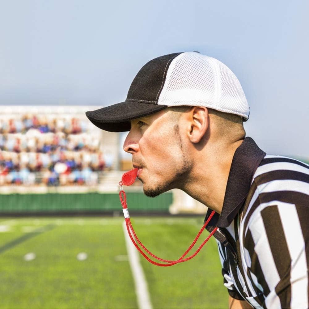 Silbatos de Emergencia Rojos Hipat - 2 Piezas con Cordón